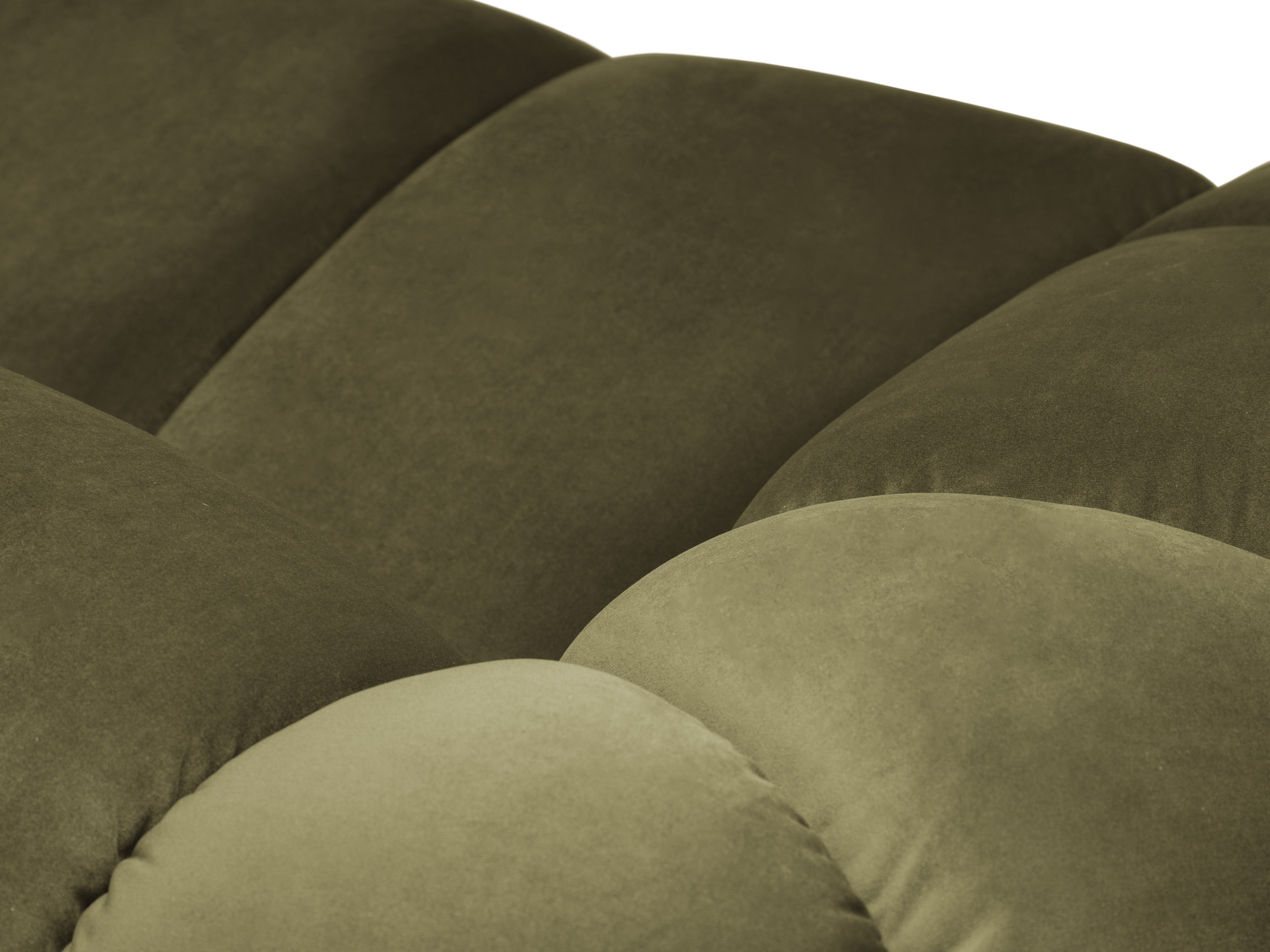 Sofa aus Samt 2,5-sitzig DIANA grün