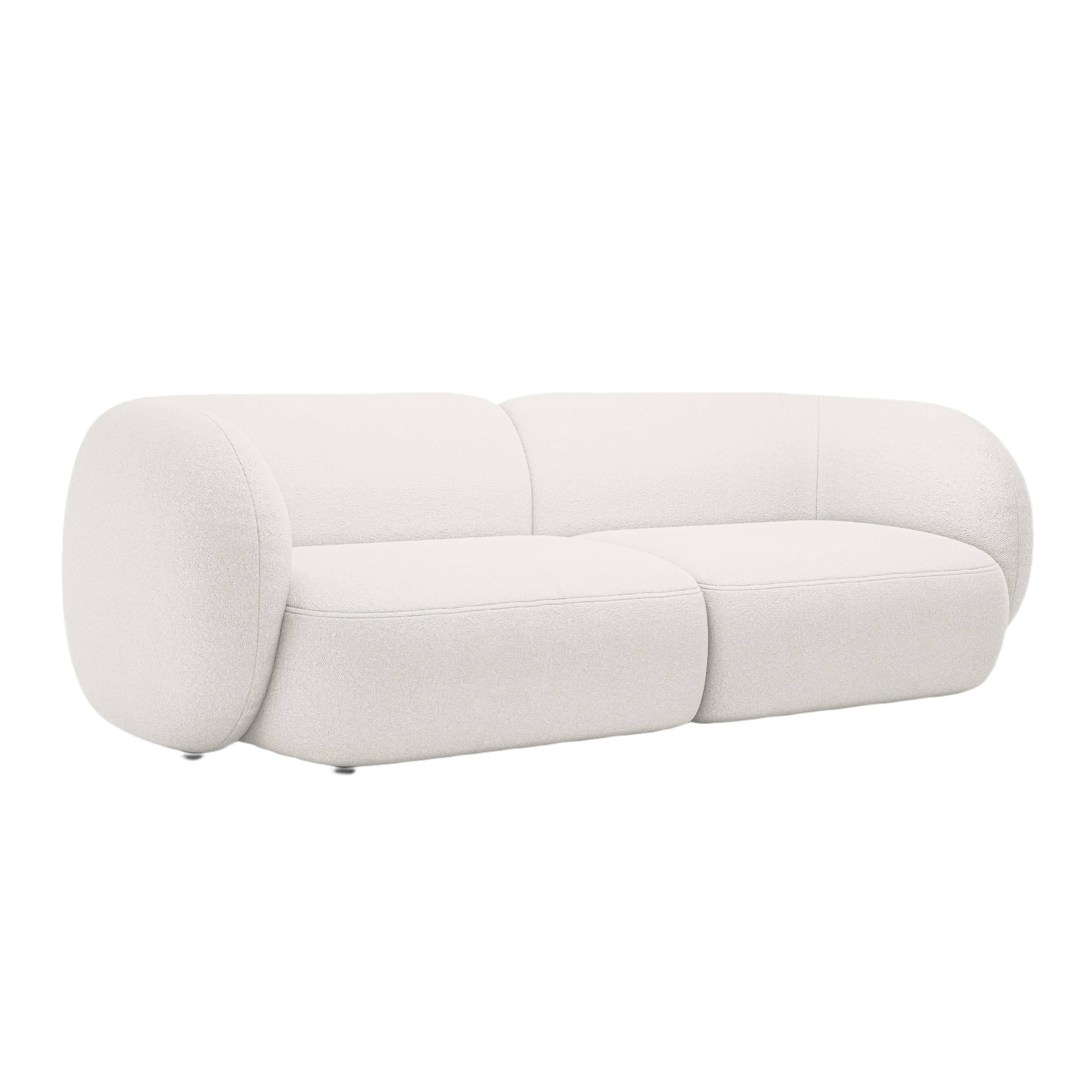 Sofa 4-persoons KATE witte boucle