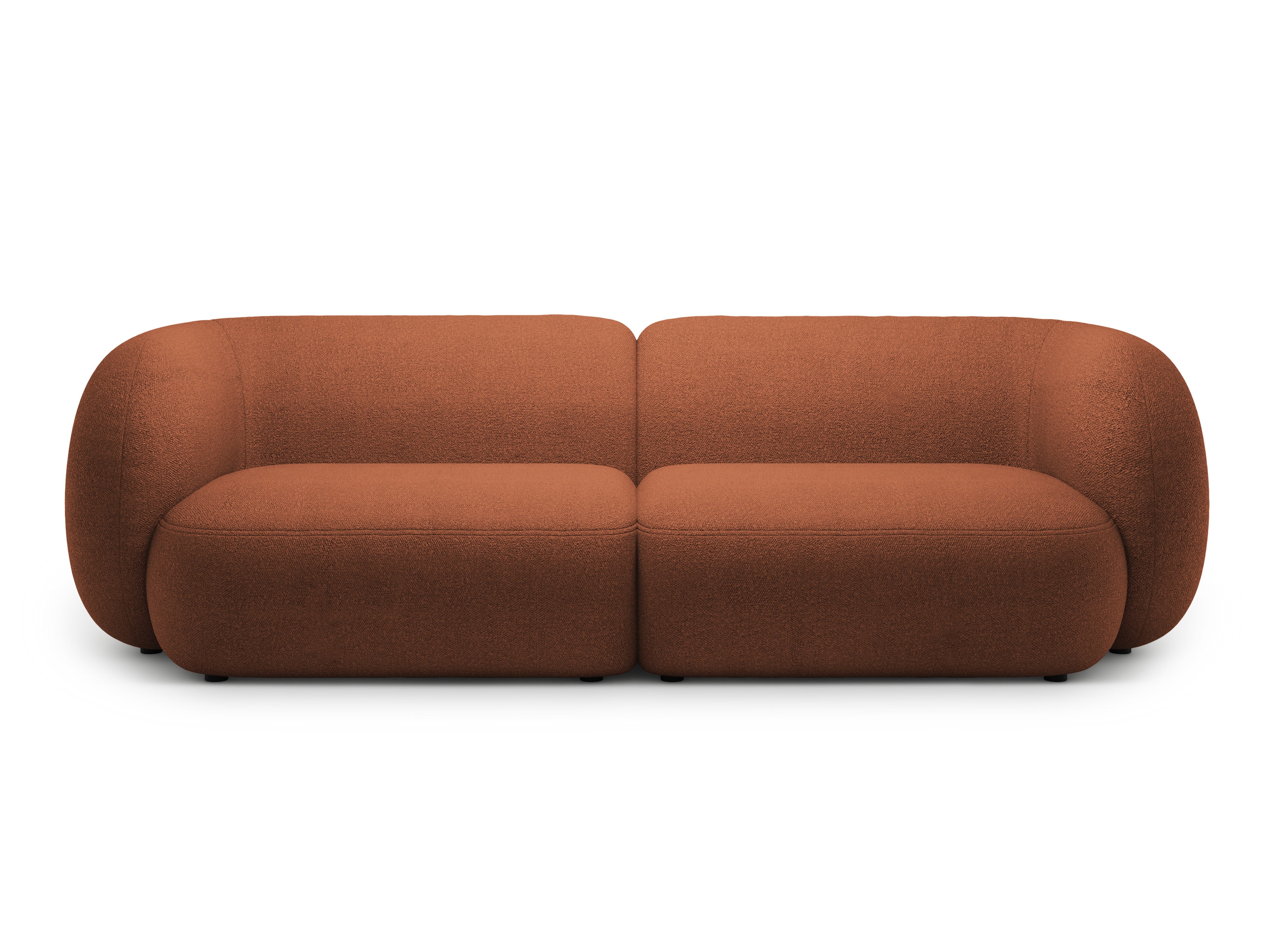 Sofa 4-persoons KATE terracotta boucle