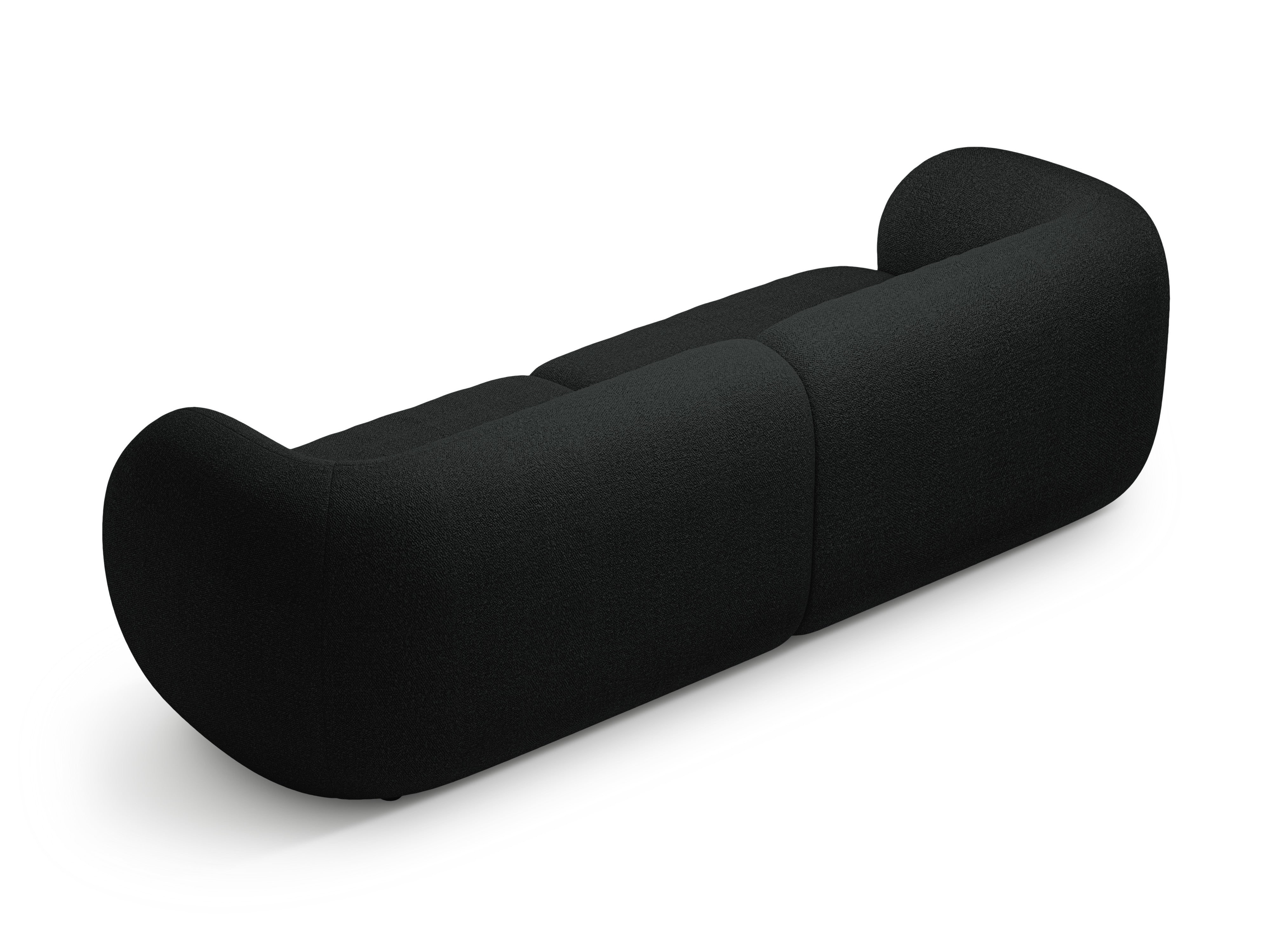 Sofa 4-persoons KATE zwarte boucle