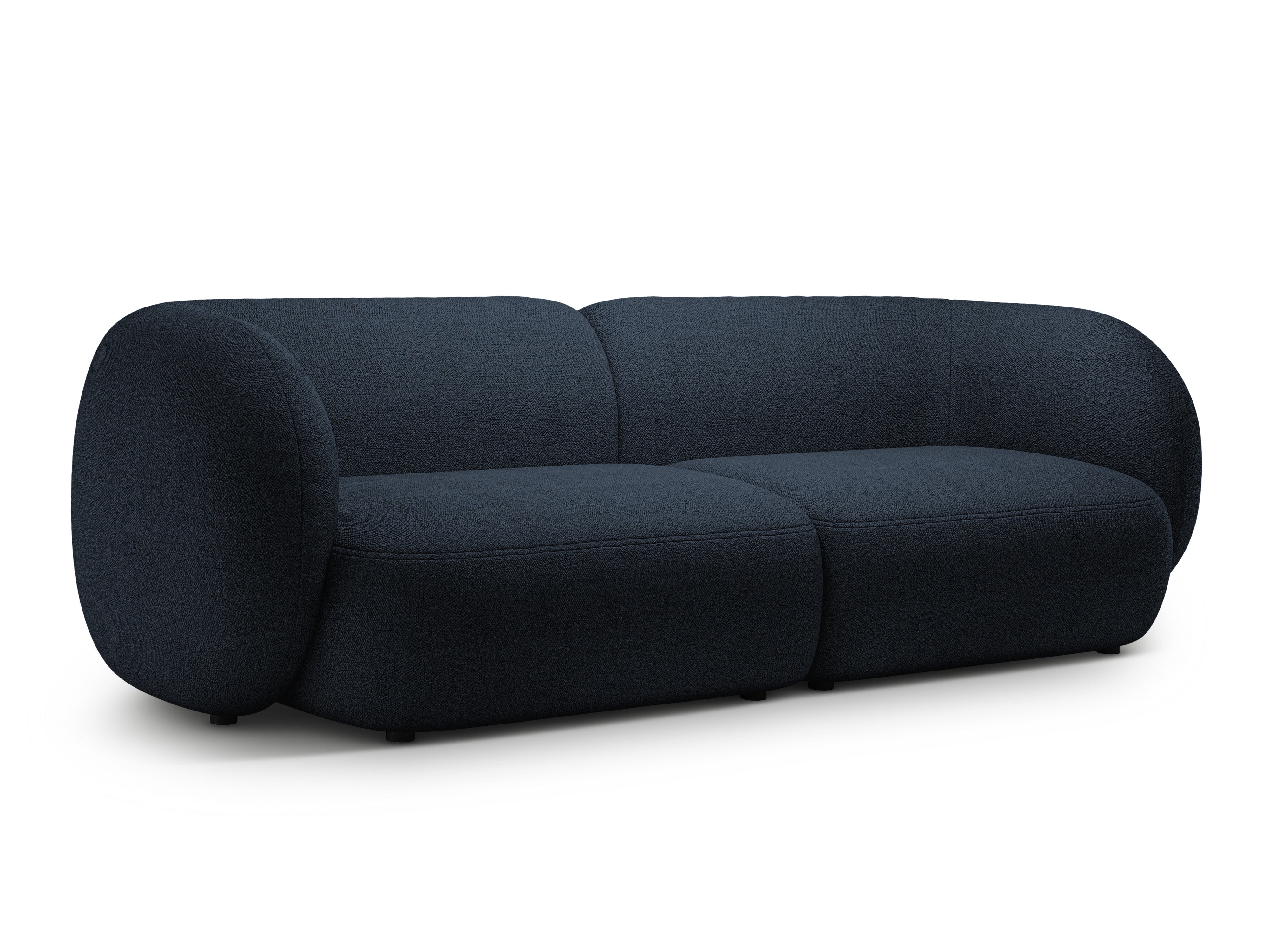 Sofa für 4 Personen KATE in blauer Boucle