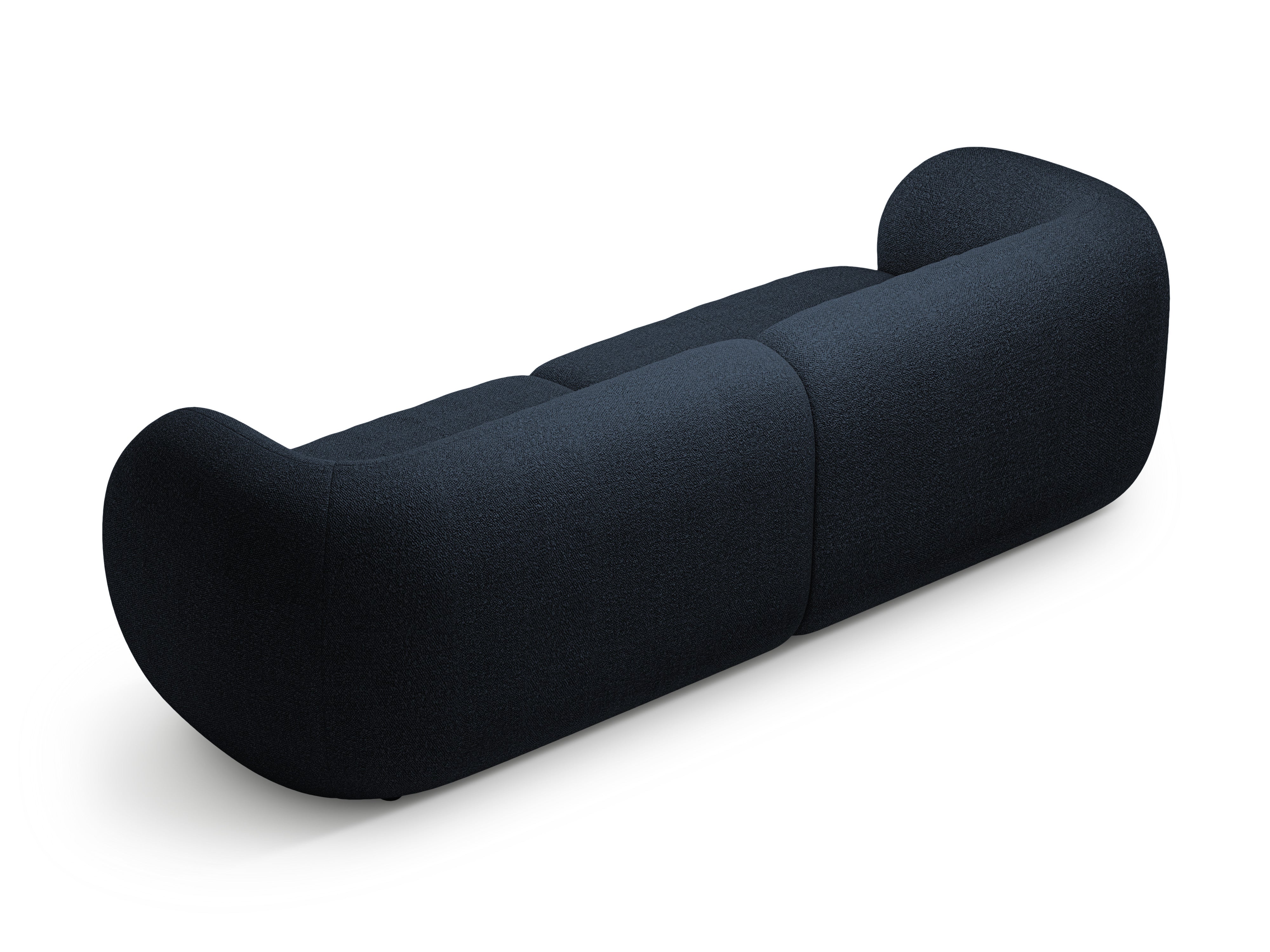 Sofa für 4 Personen KATE in blauer Boucle