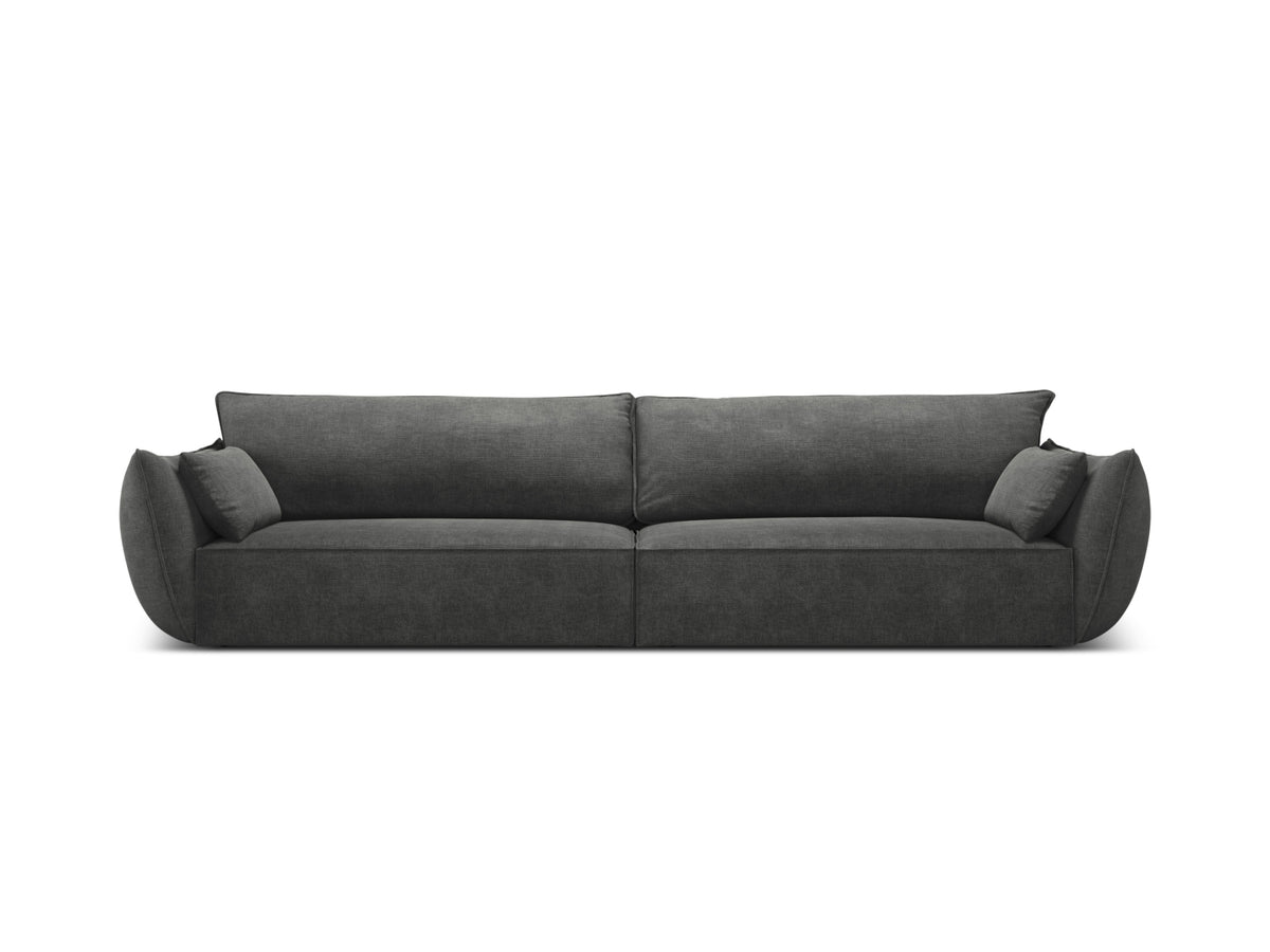 Sofa 4-osobowa KAELLE grafitowy szenil Over The Horizon – Micadoni