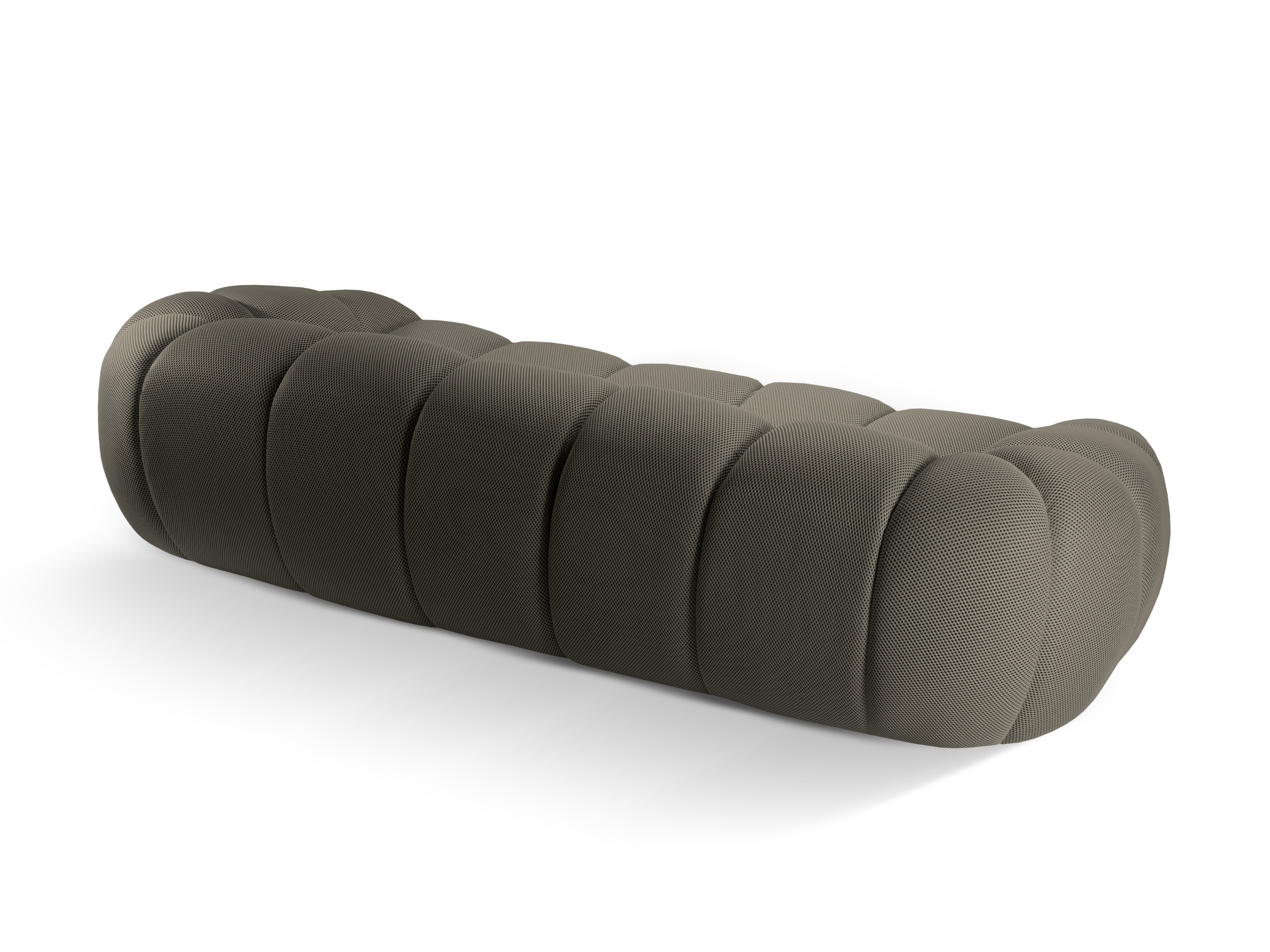 Sofa 4-persoons DIANA staalgrijs