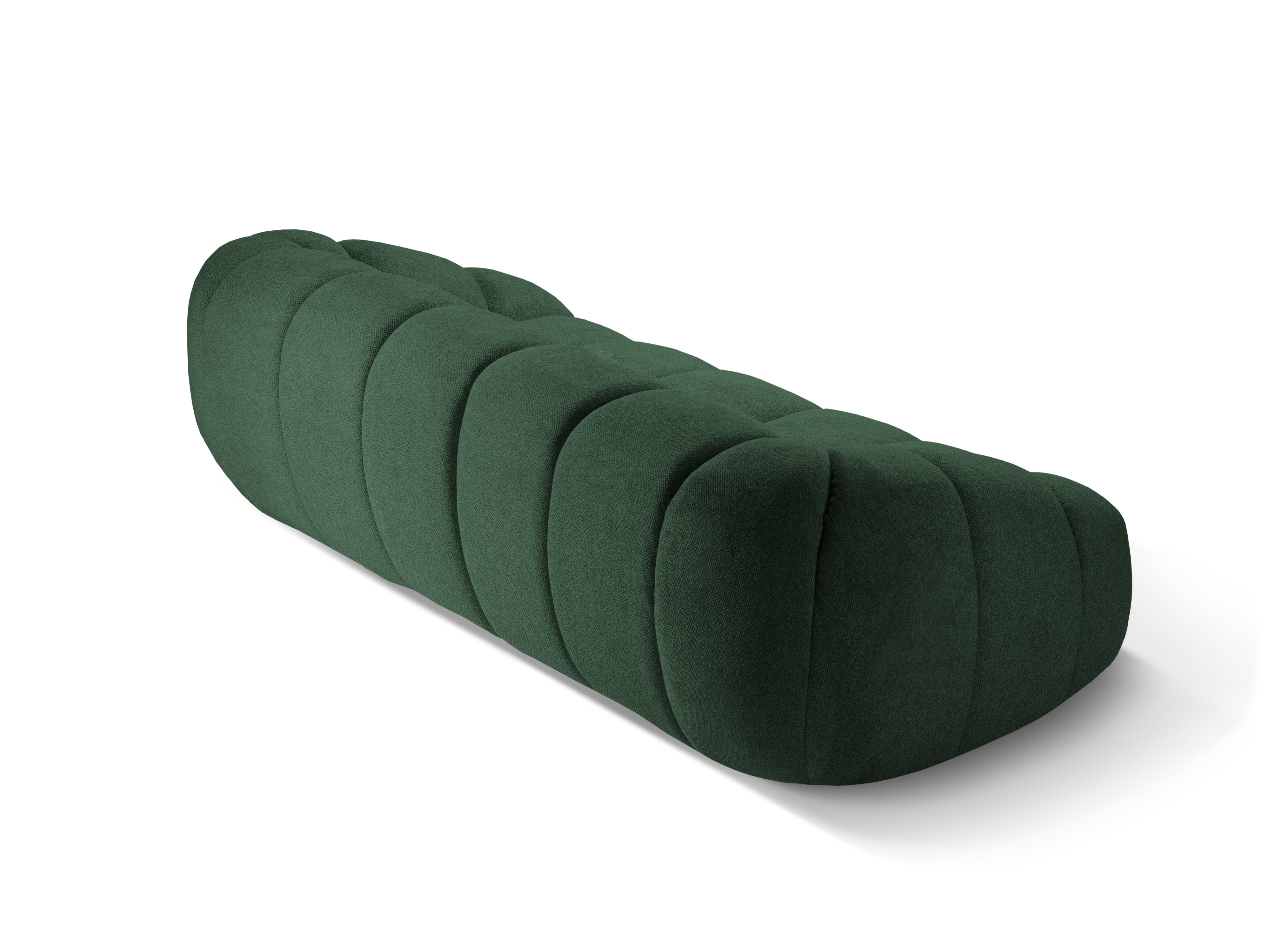 4-seater Sofa DIANA dark green chenille