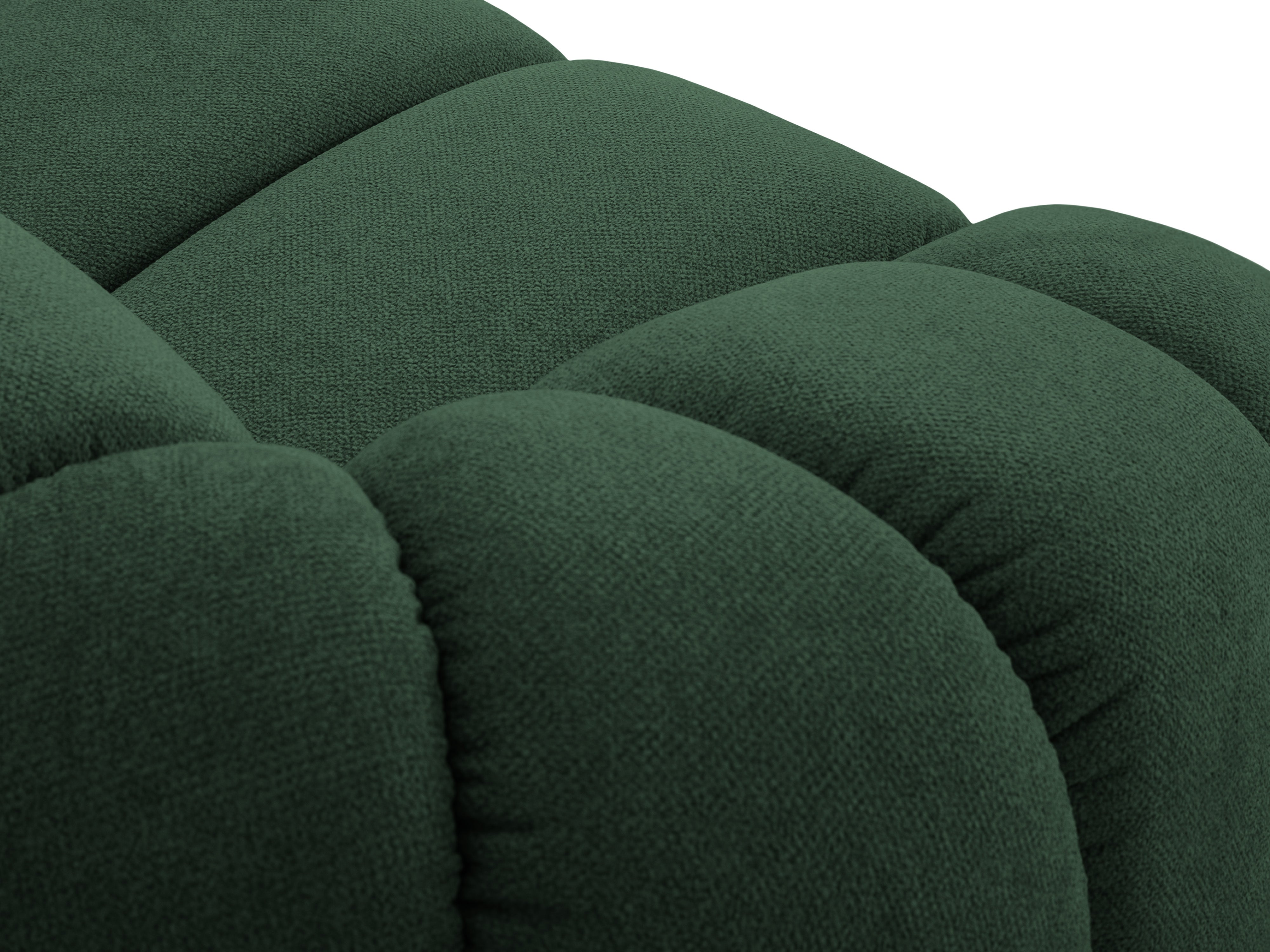 4-seater Sofa DIANA dark green chenille