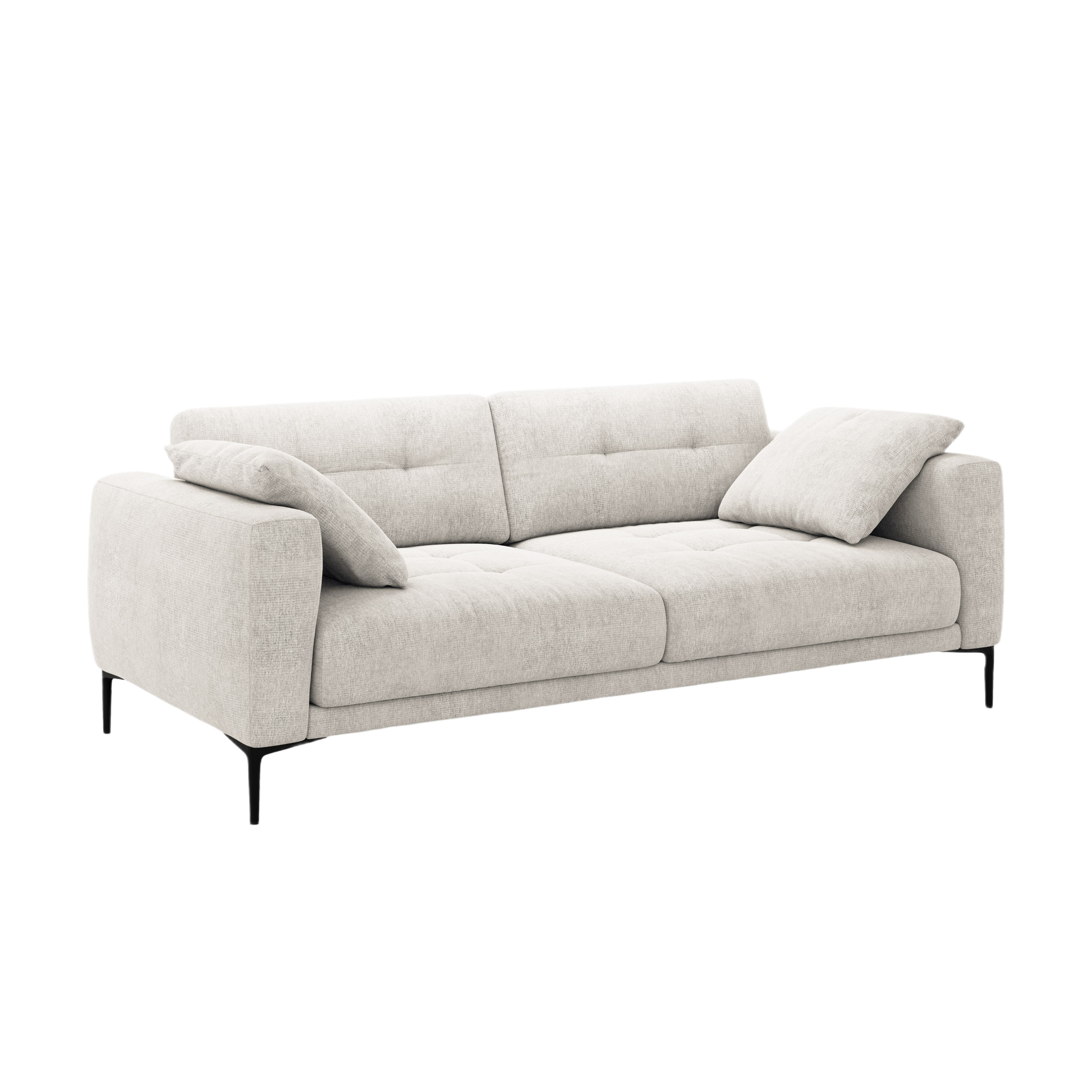 Sofa 4-persoons BEMY beige chenille