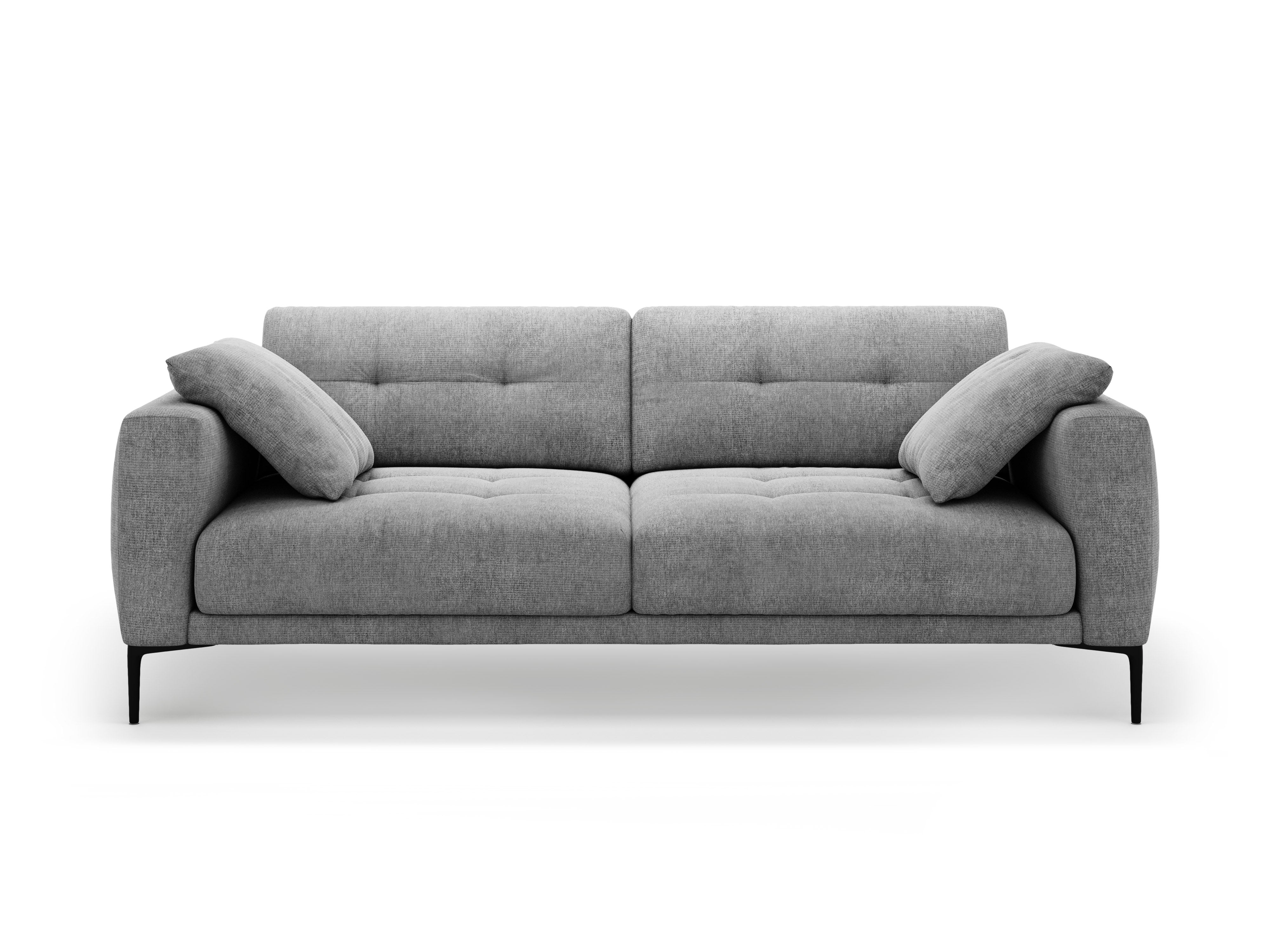 Sofa 4-persoons BEMY grijs chenille