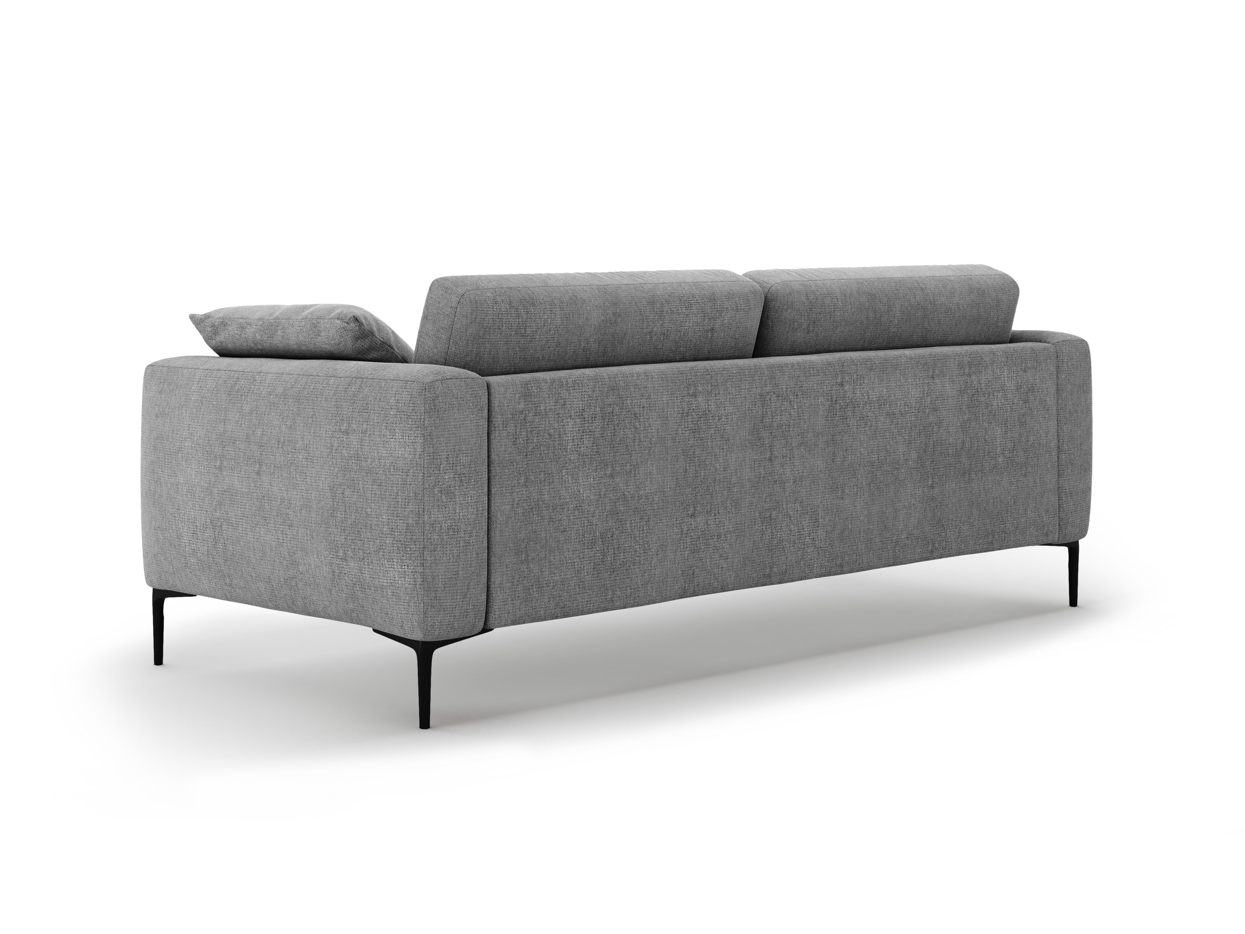 Sofa 4-persoons BEMY grijs chenille