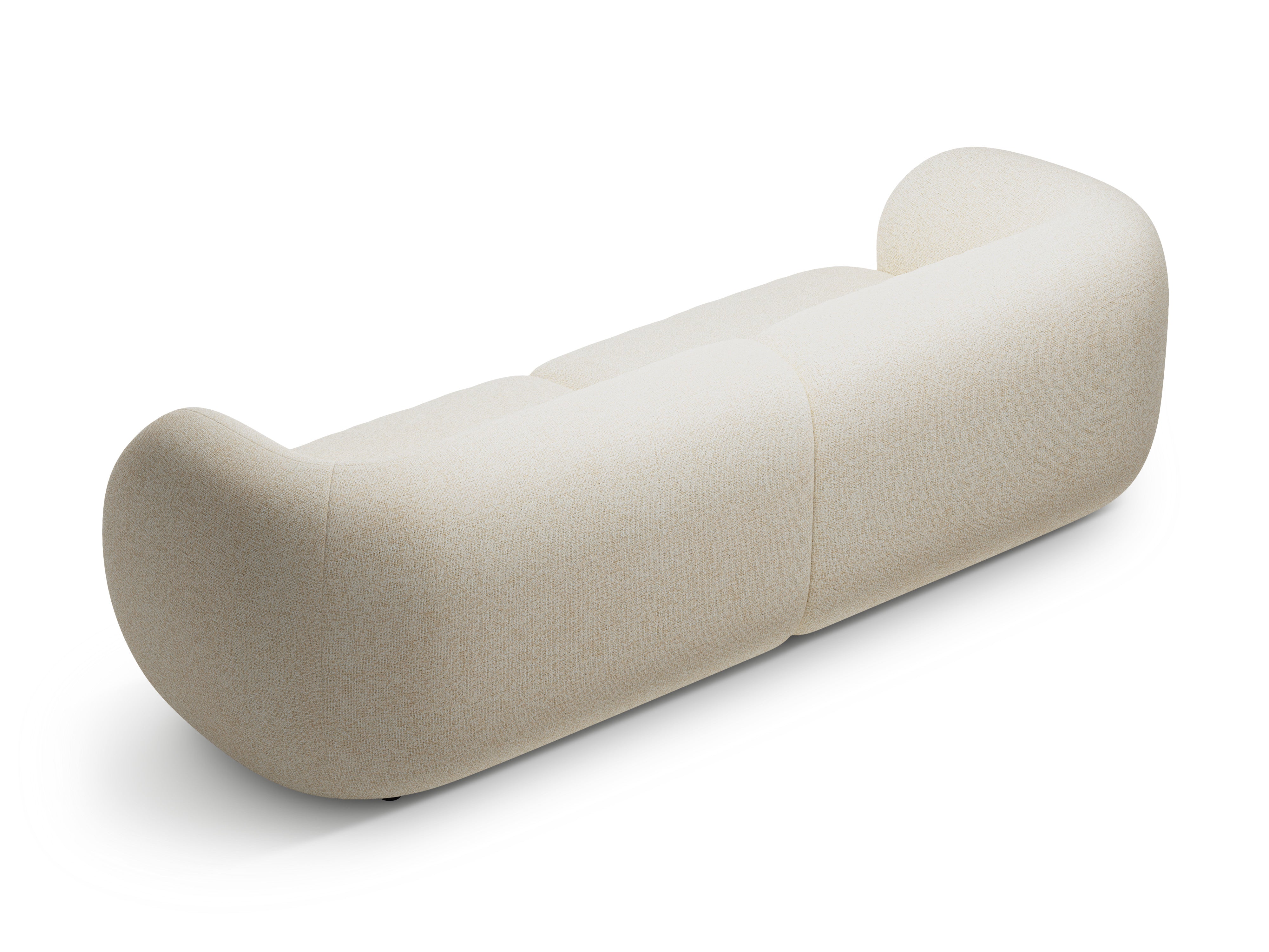 Sofa für 4 Personen KATE hellbeige Melange