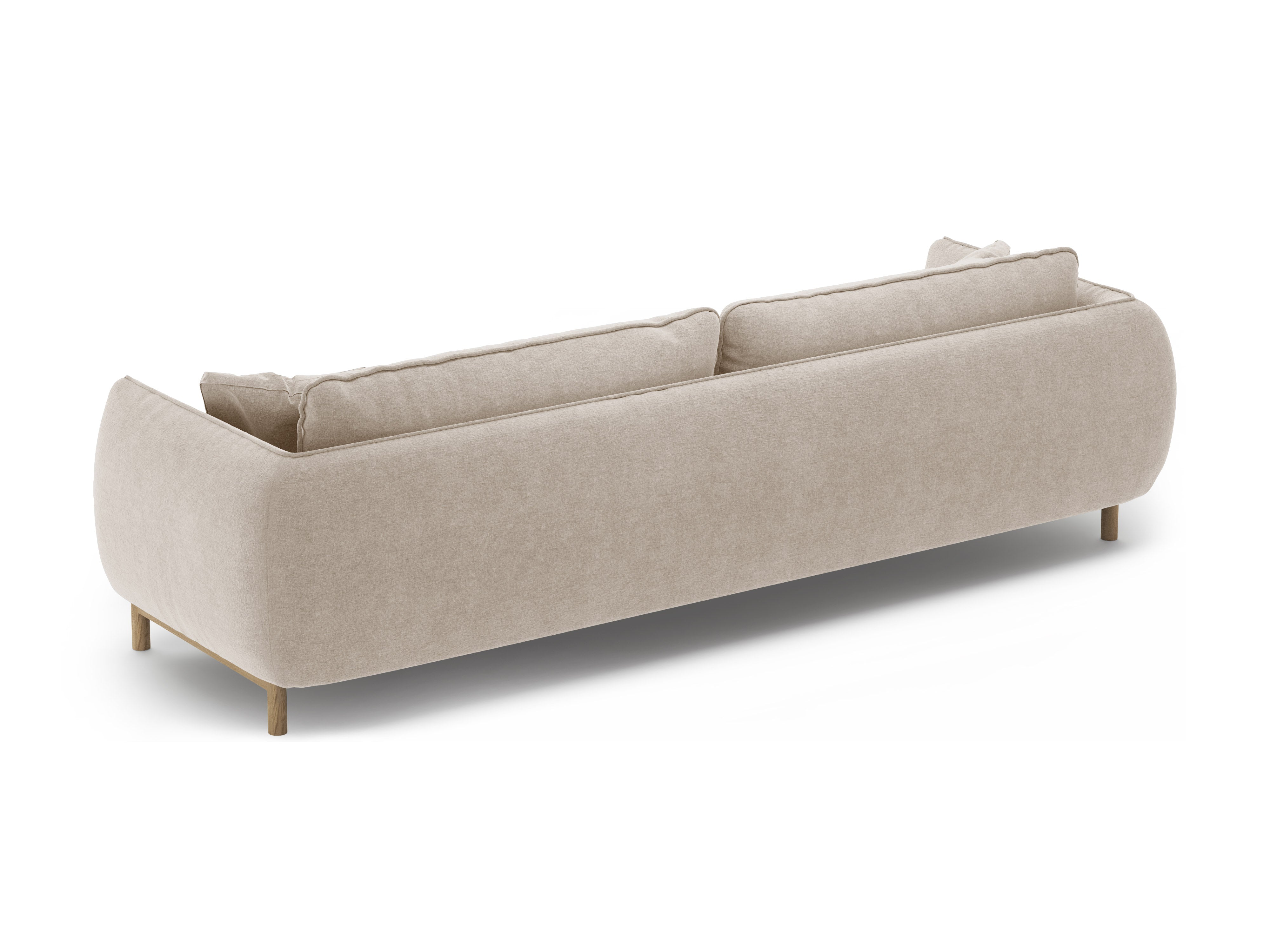 Sofa 4-persoons ADA lichtbeige chenille