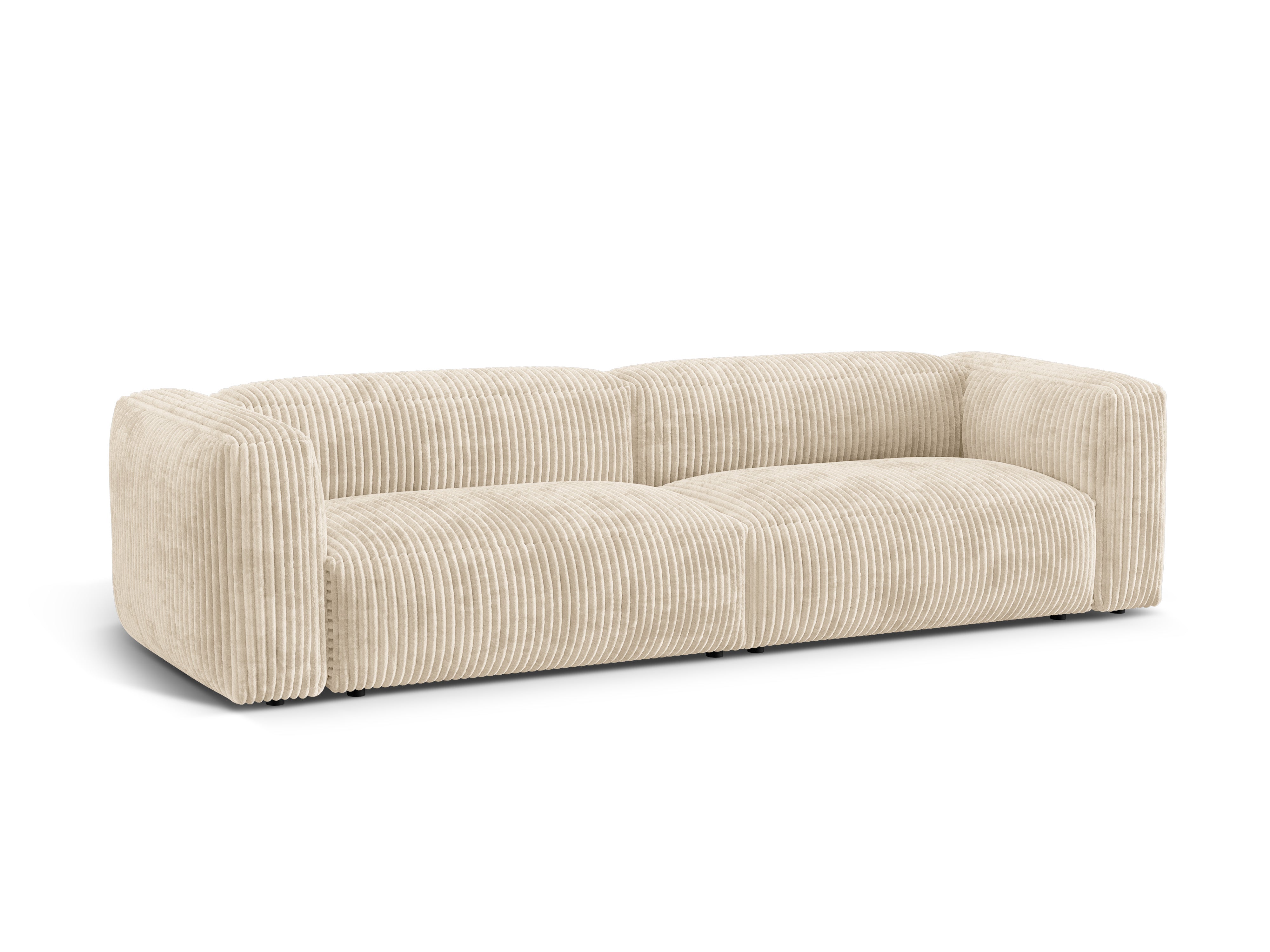 Martin 4-Personen-Sofa leichter Beige Cord Cord