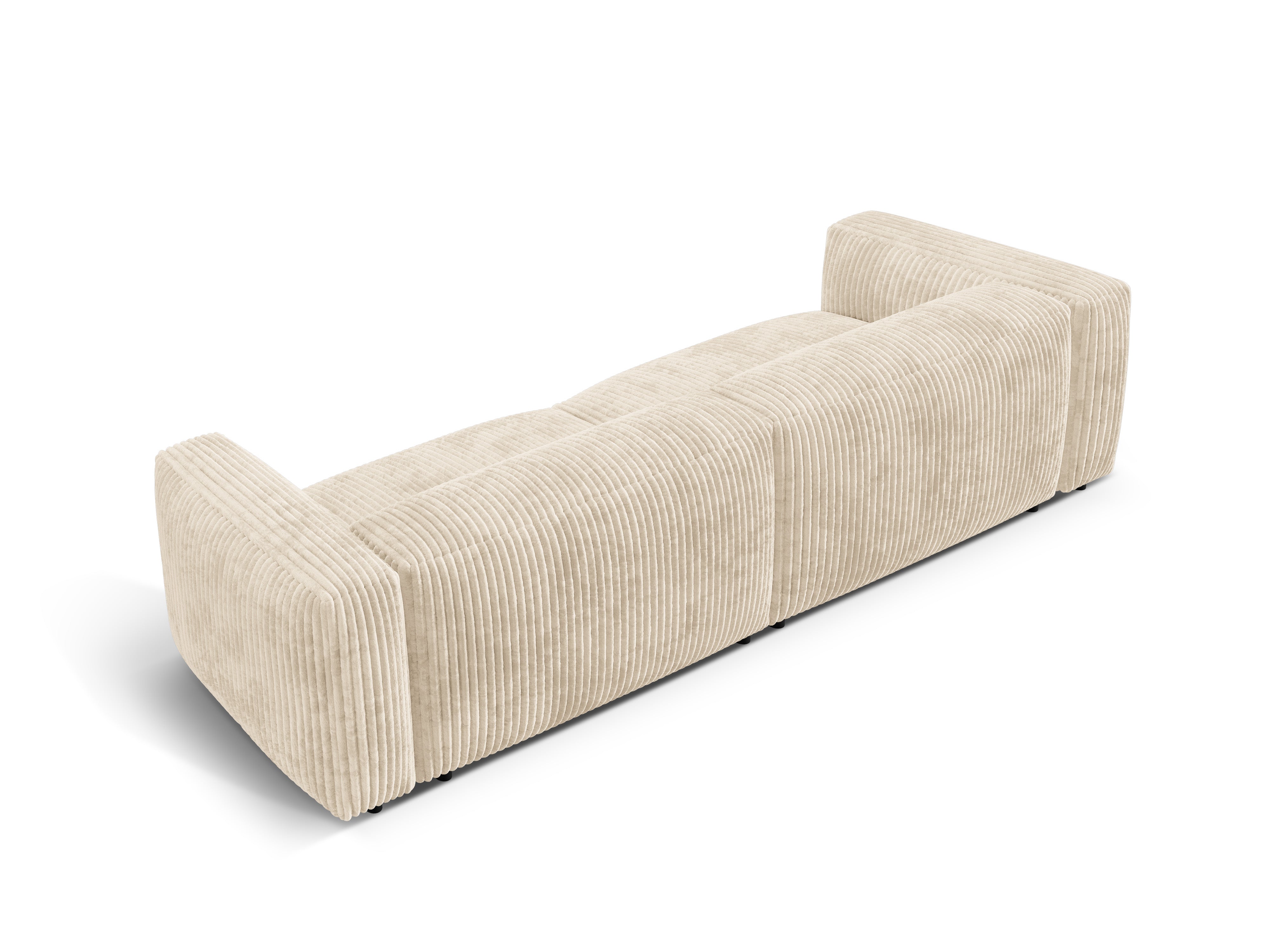 Martin 4-Personen-Sofa leichter Beige Cord Cord
