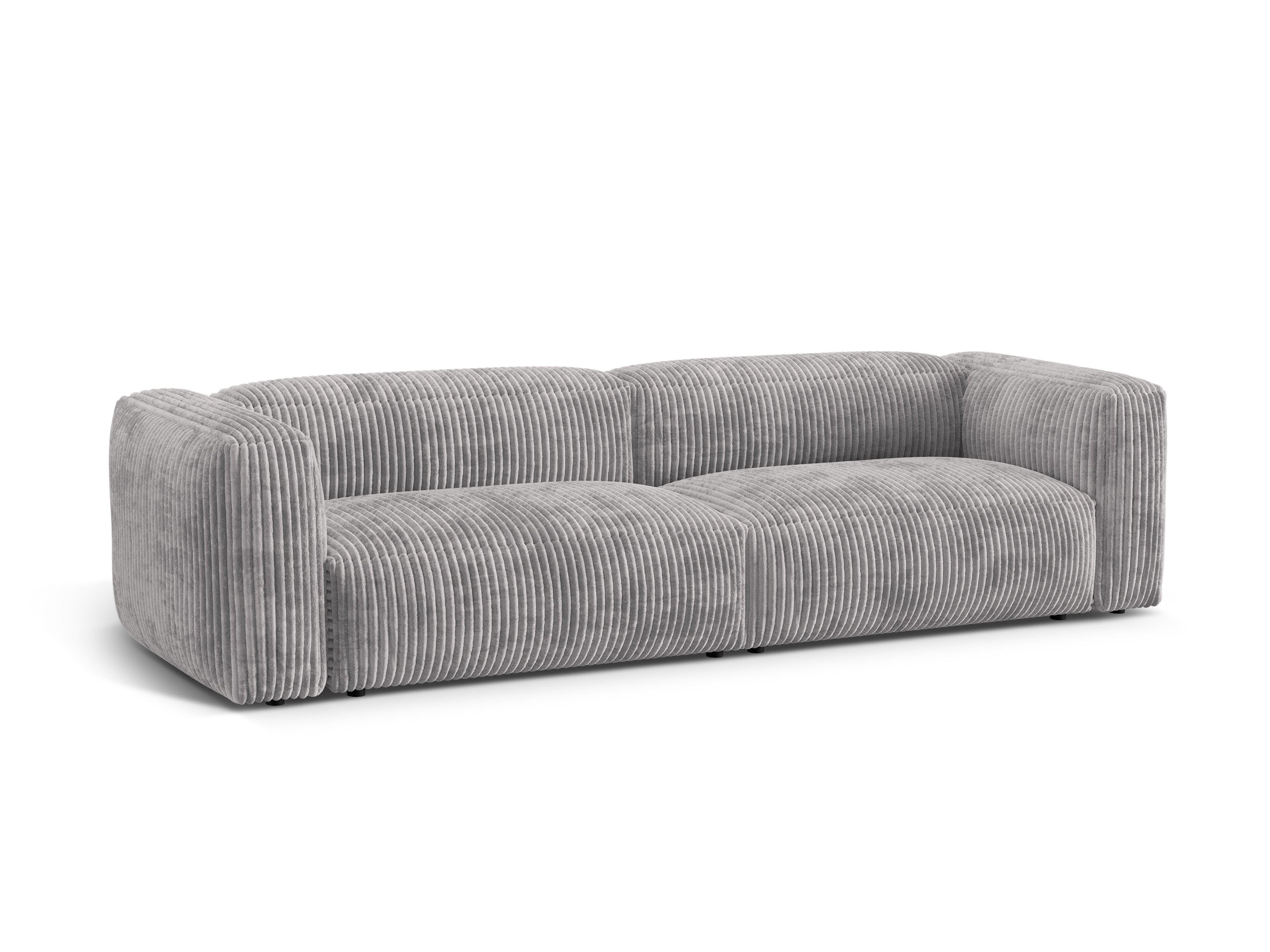 4-Sitzer-Sofa Martina Hellgrau Cord