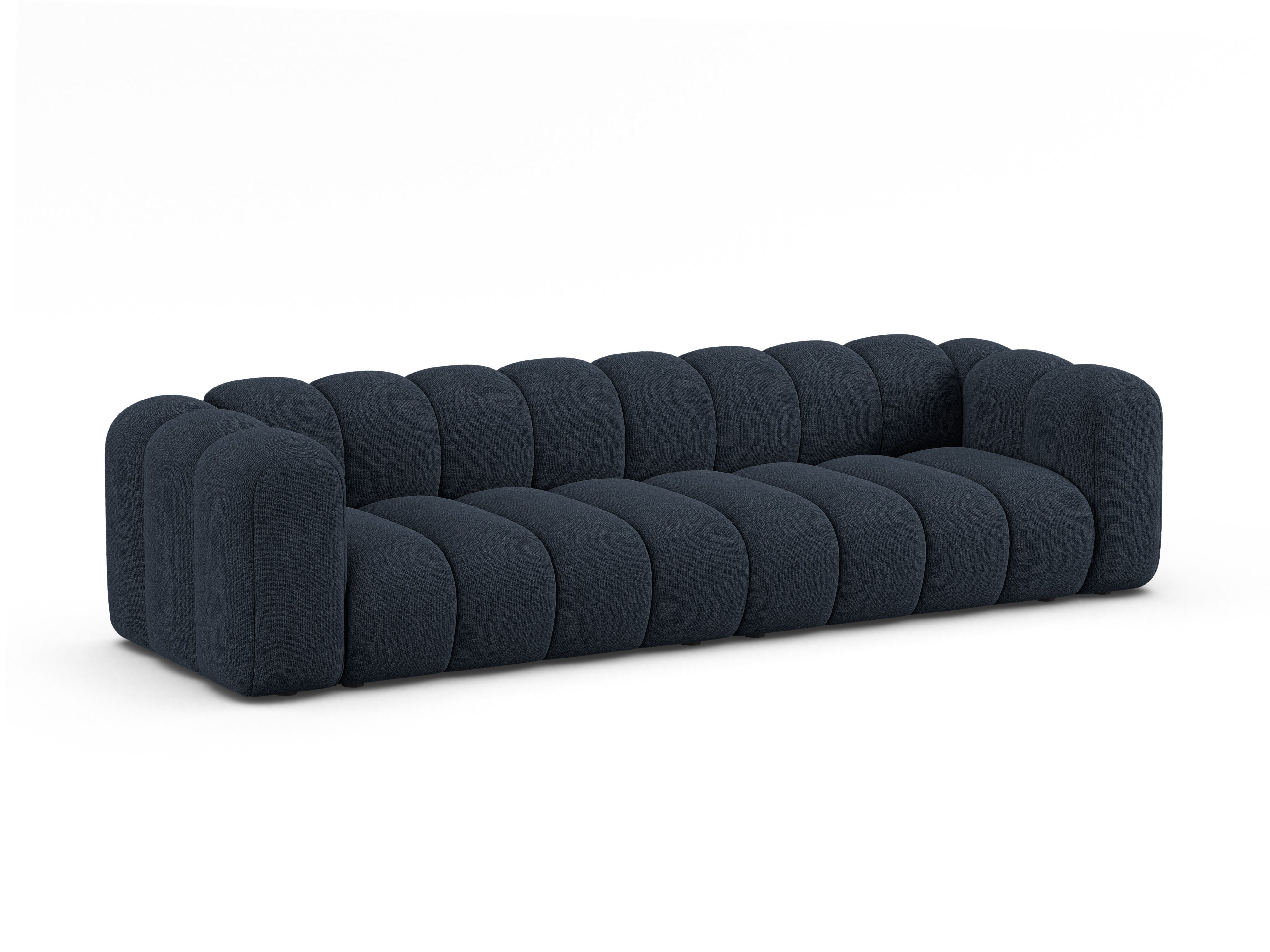 Sofa 4-osobowa LUPINE granatowy szenil – Micadoni