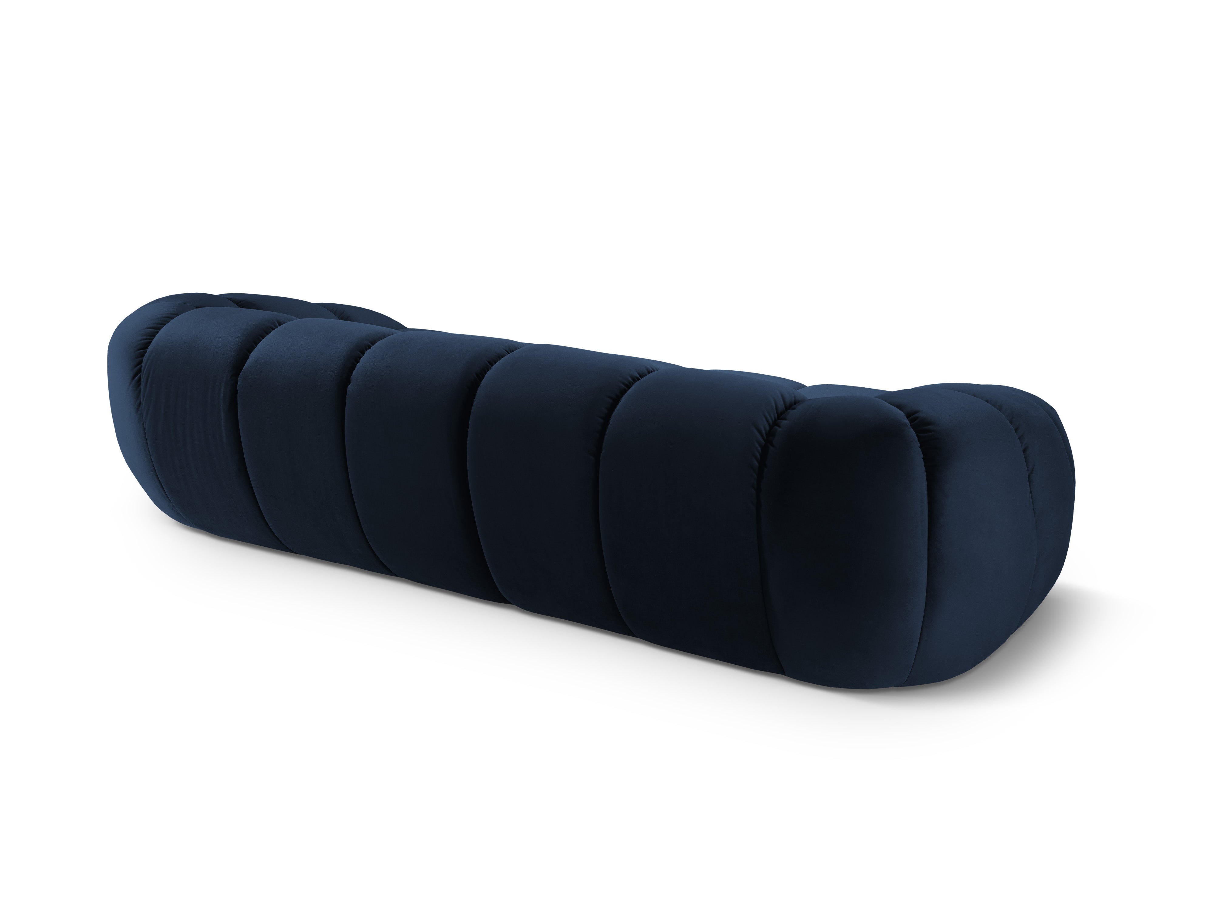 Velvet sofa for 4 people DIANA royal blue
