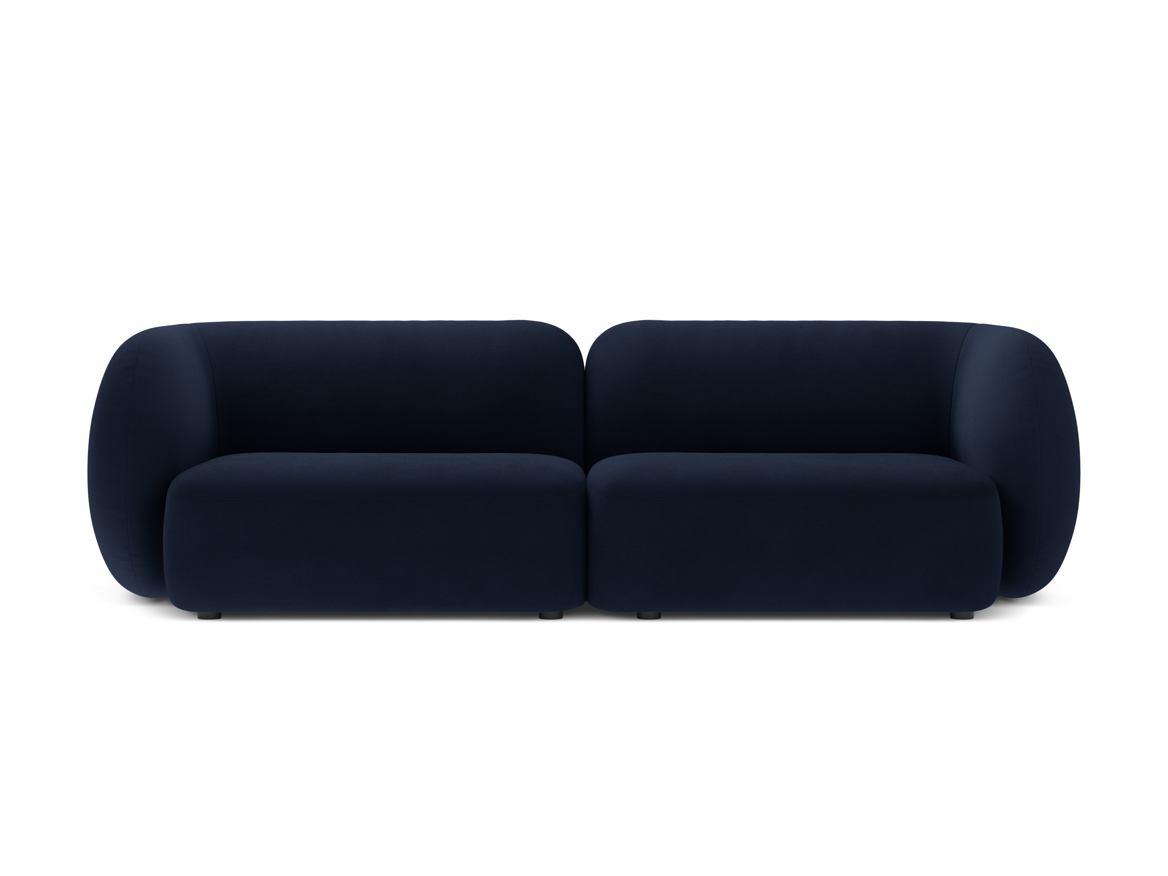 4-seater velvet sofa KATE royal blue
