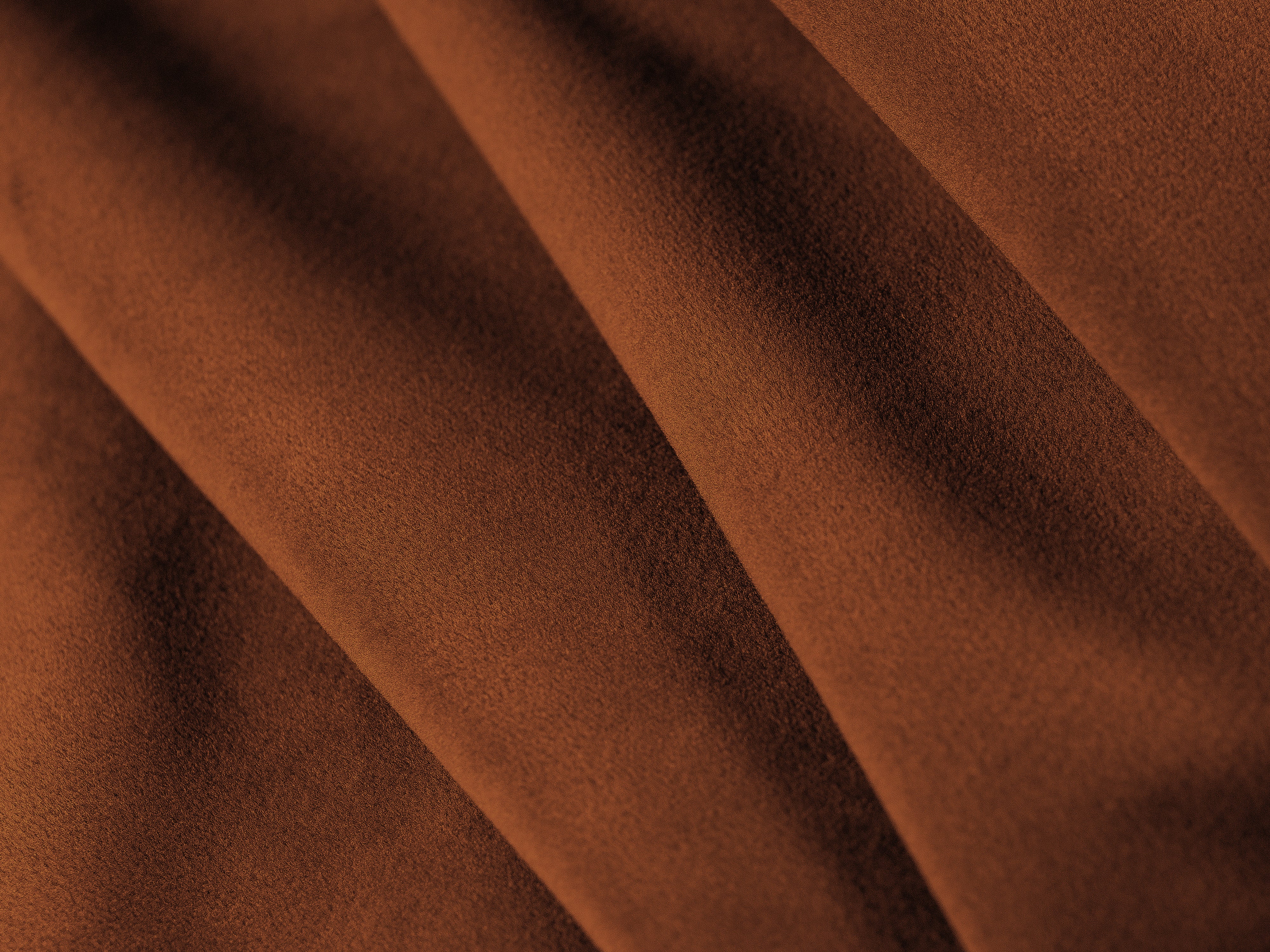 Sofa aksamitna 4-osobowa LUPINE ceglany do salonu – Micadoni