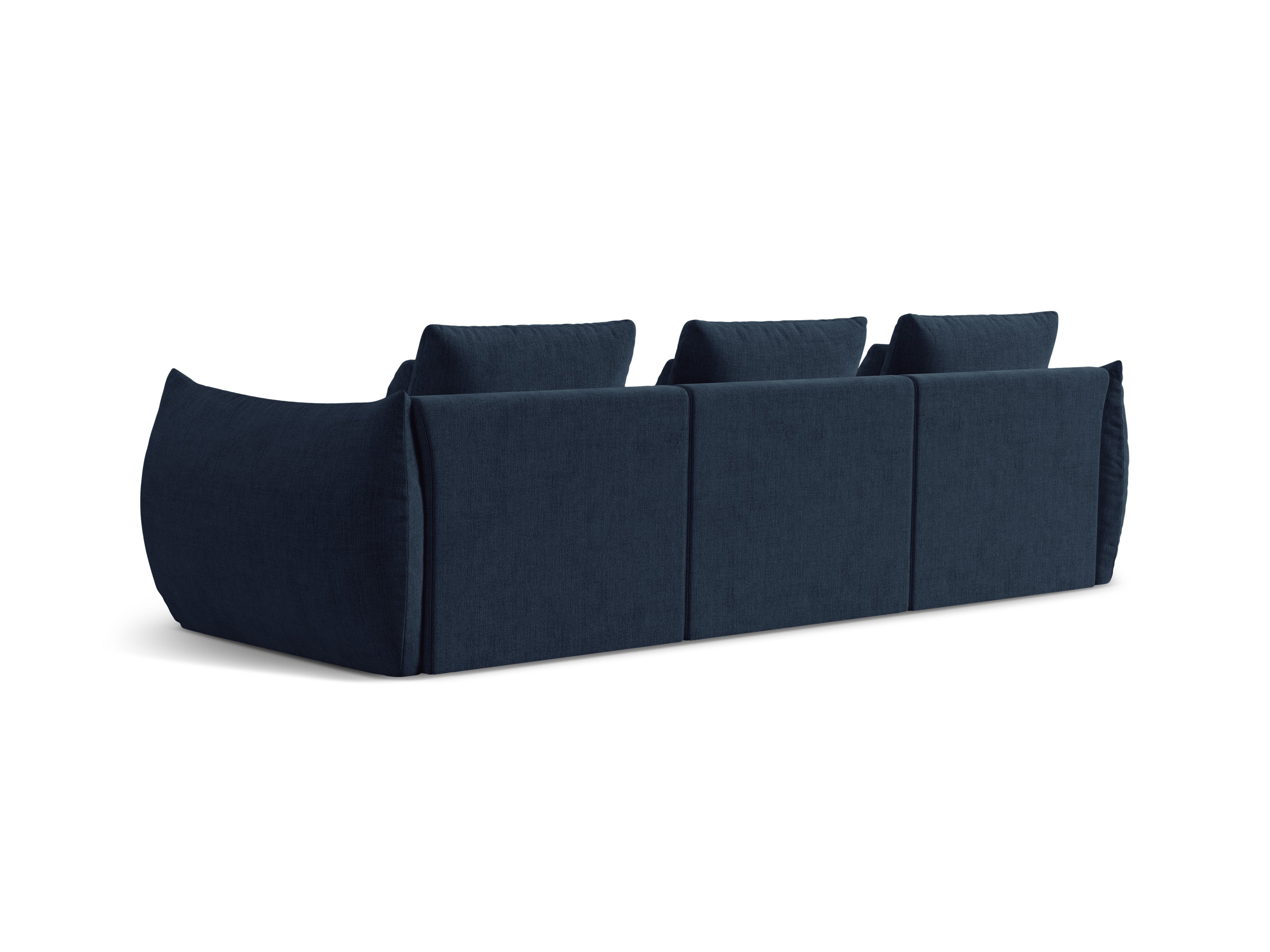 Dunkelblaues 4-Personen-Sofa-Sofa