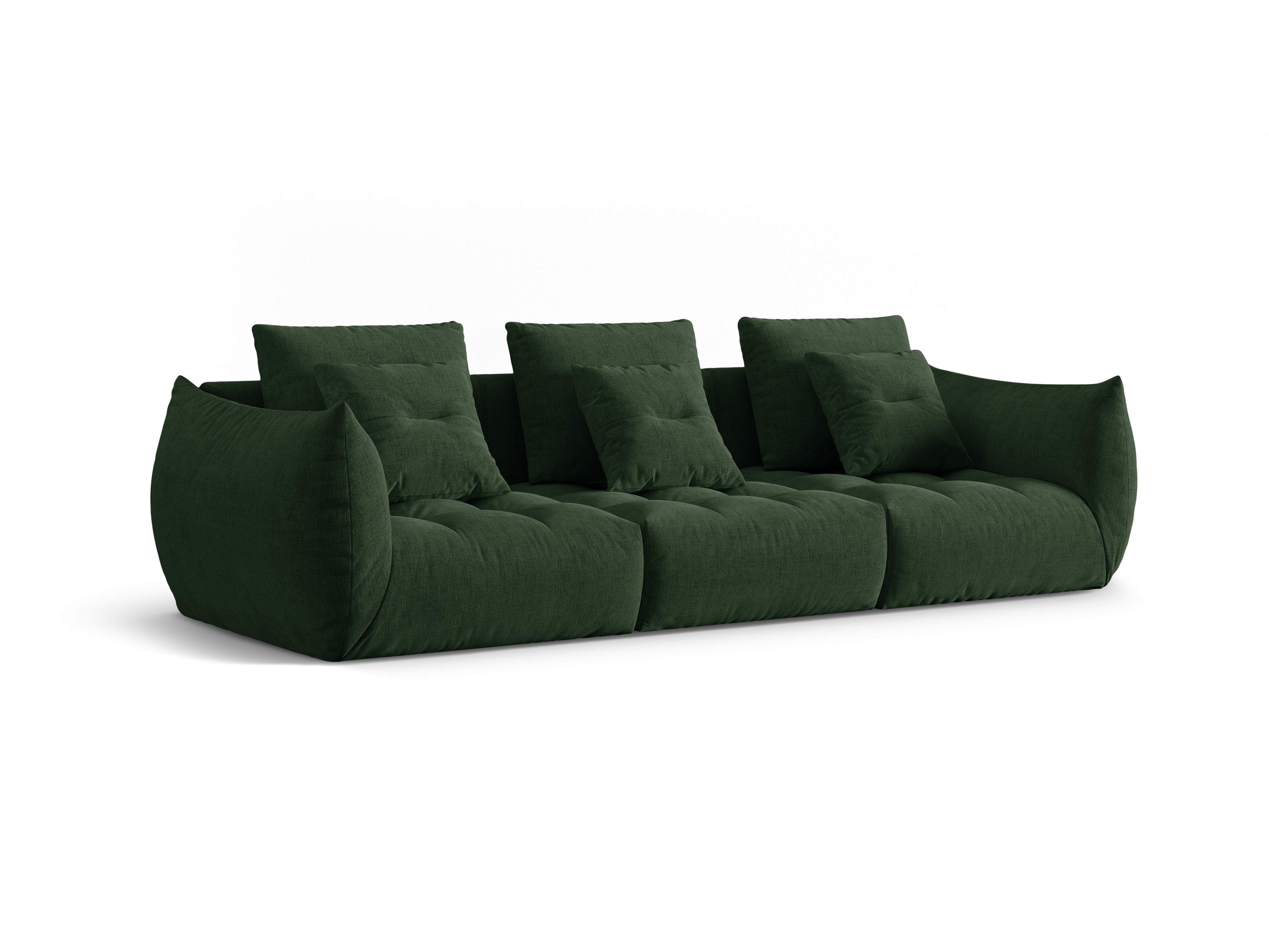 Sofa 4-persoons BLOOM donkergroen