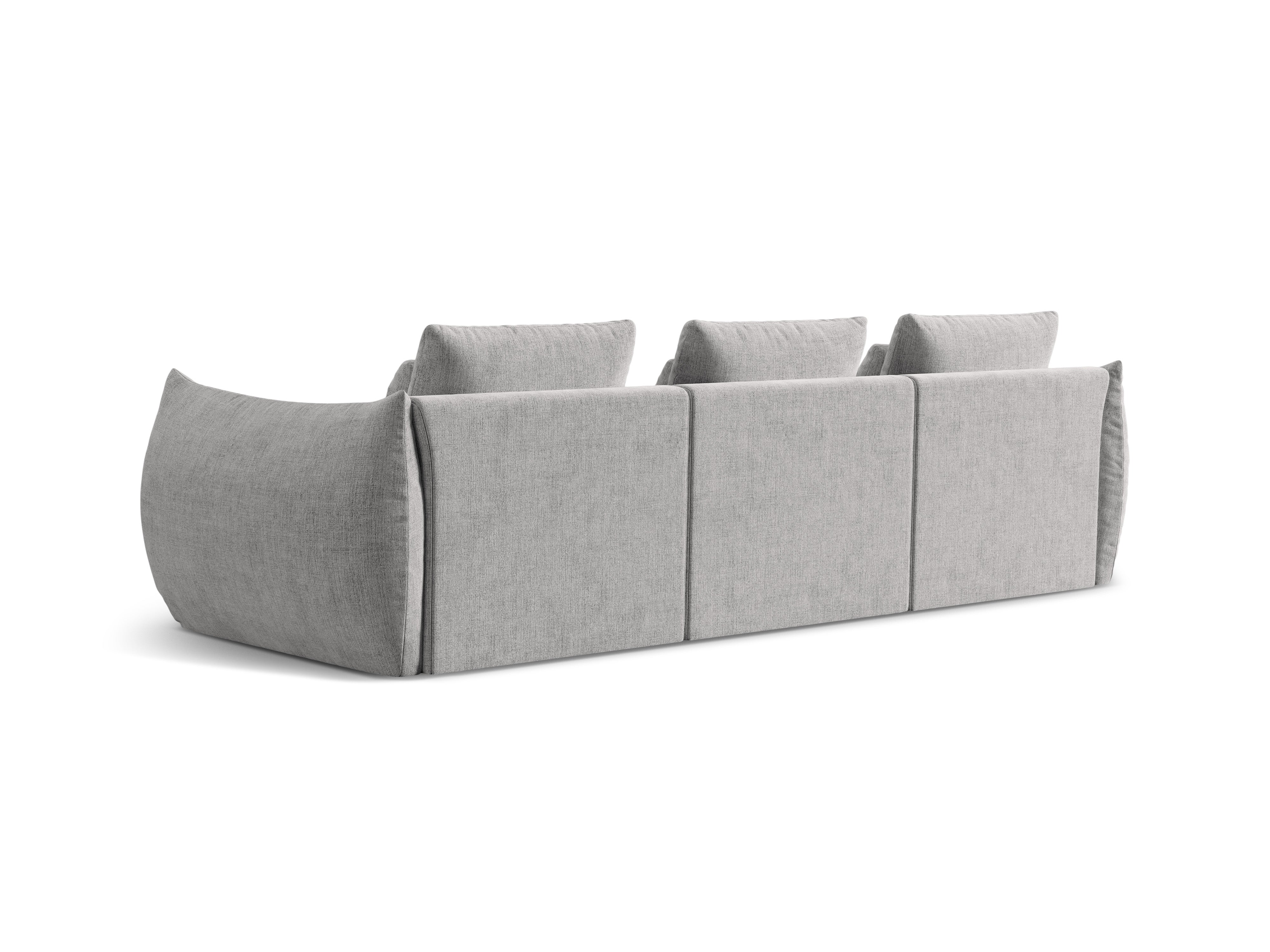 4-person sofa silver Bloom