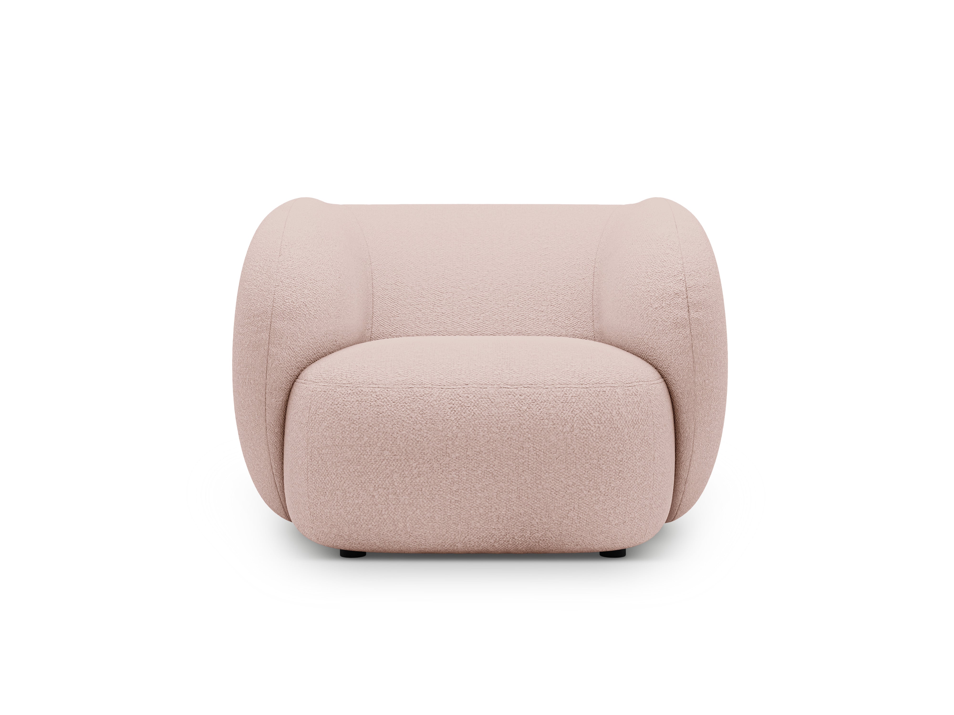 KATE Pink Boucle Armchair