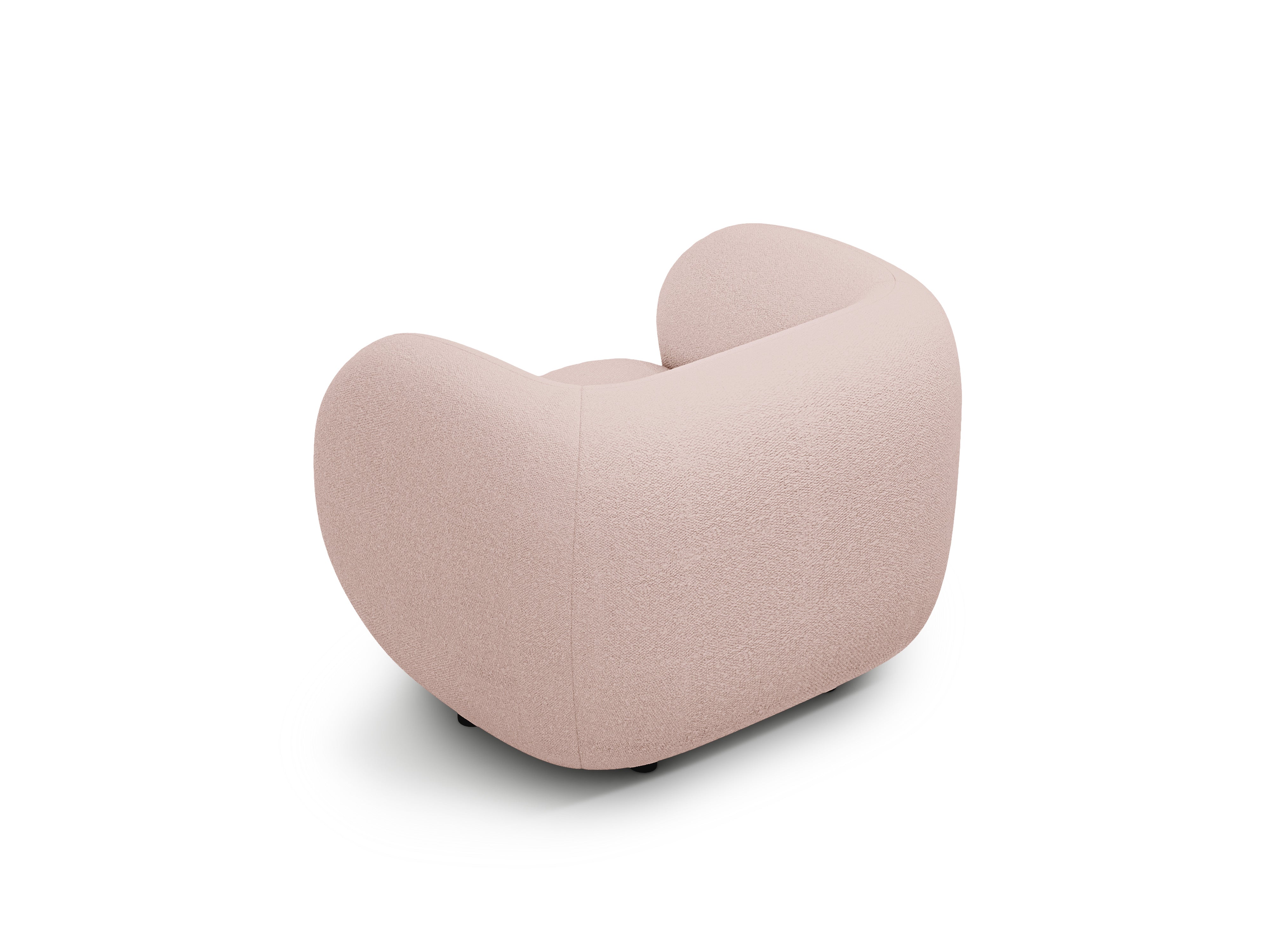 KATE Pink Boucle Armchair