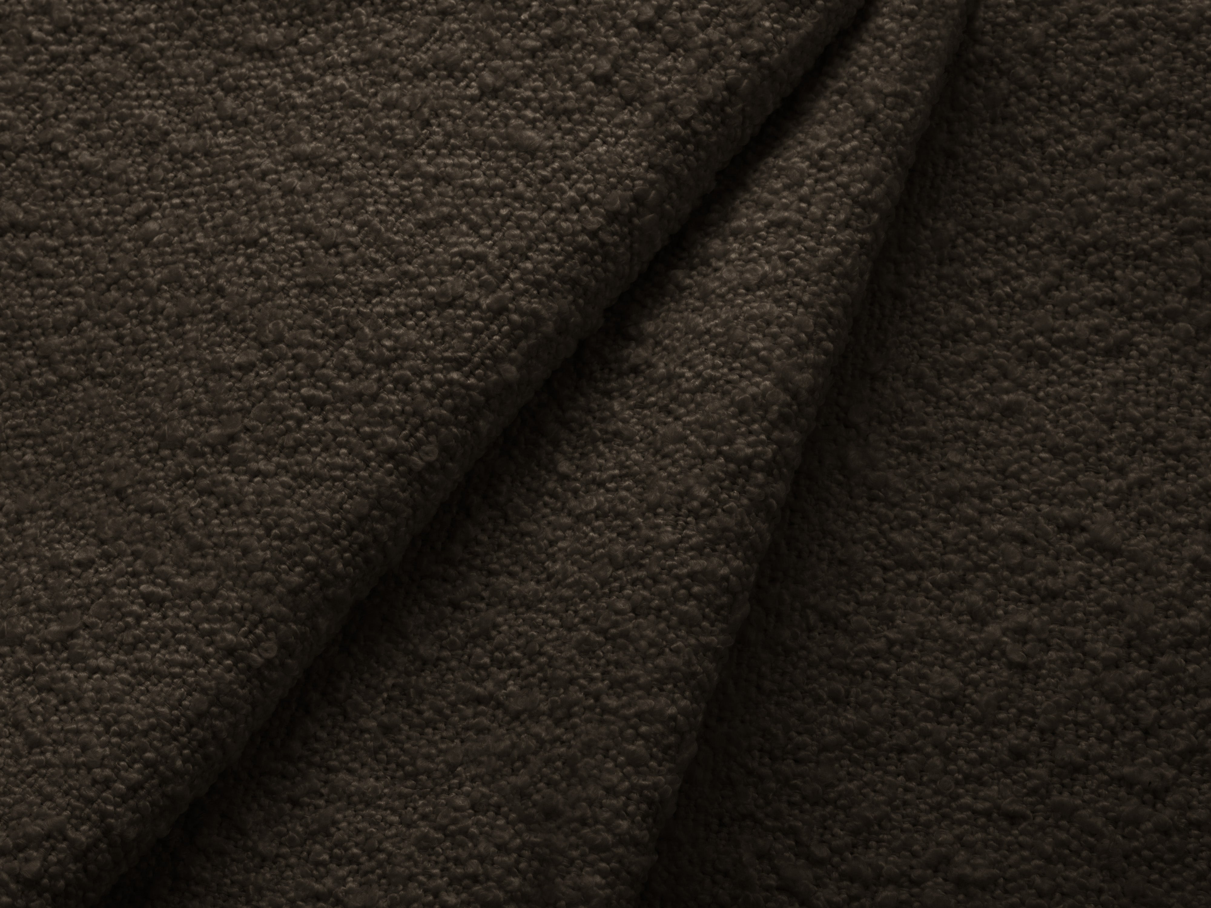 Fauteuil POPPY bruin boucle