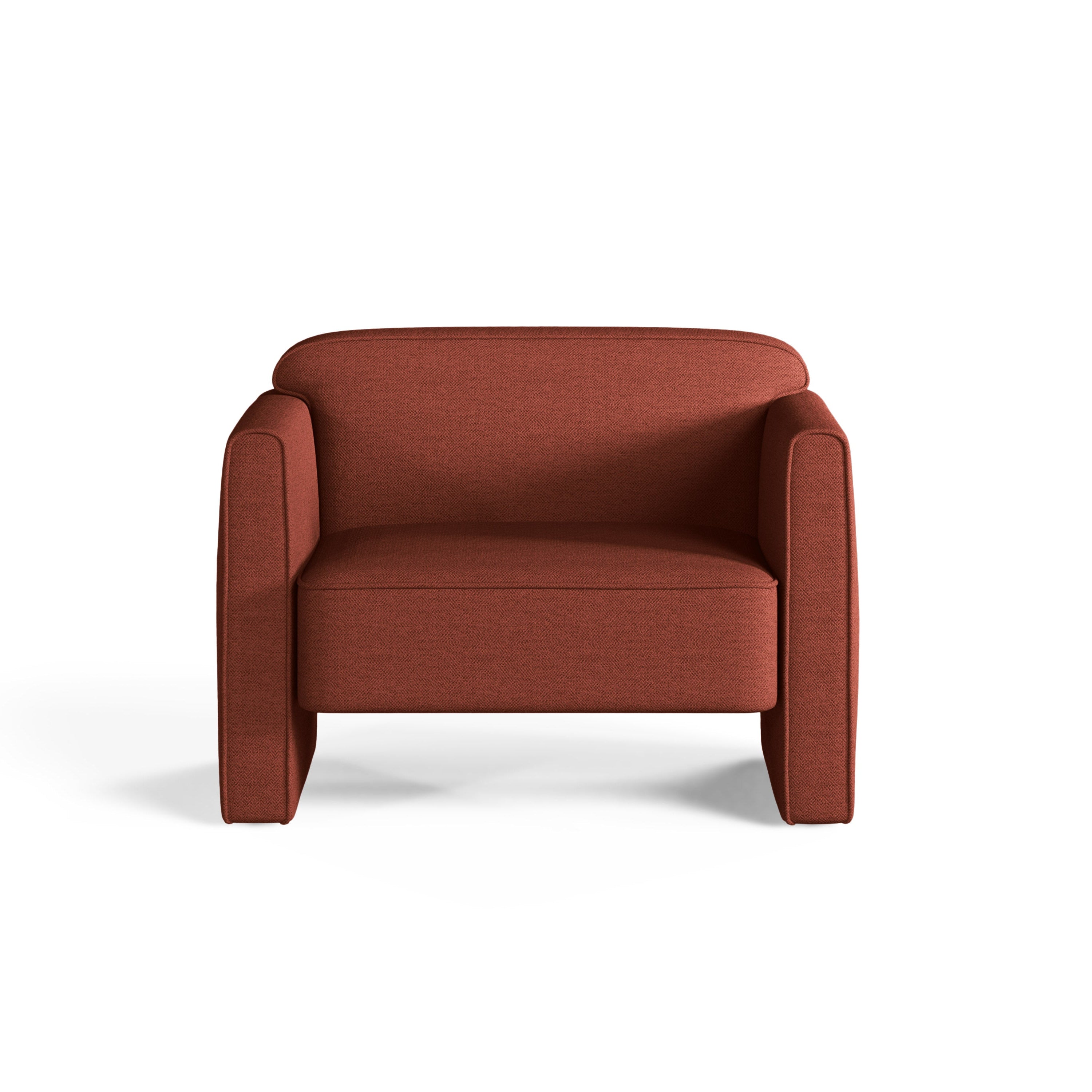Fauteuil ABBY terracotta
