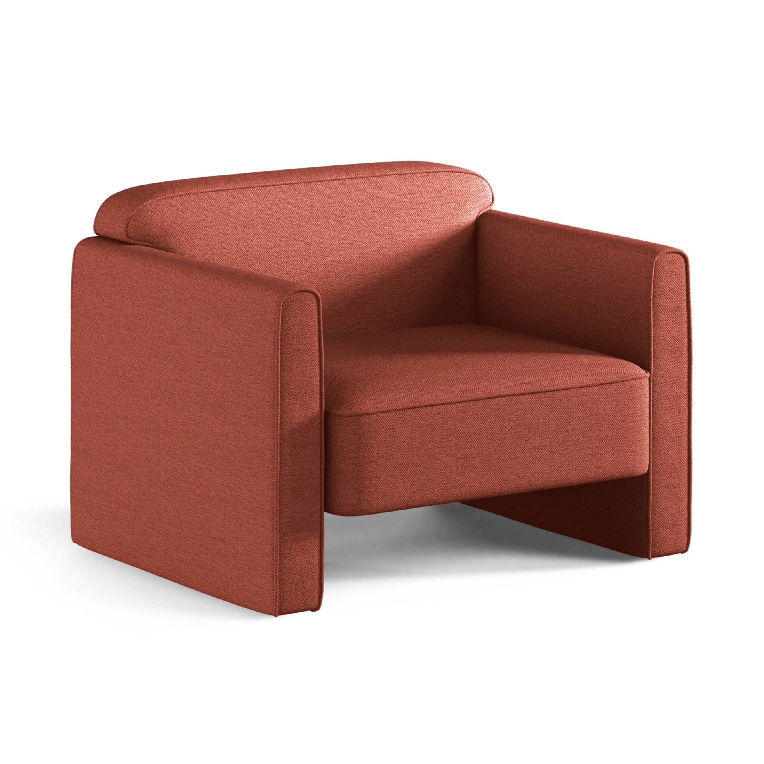 Fauteuil ABBY terracotta