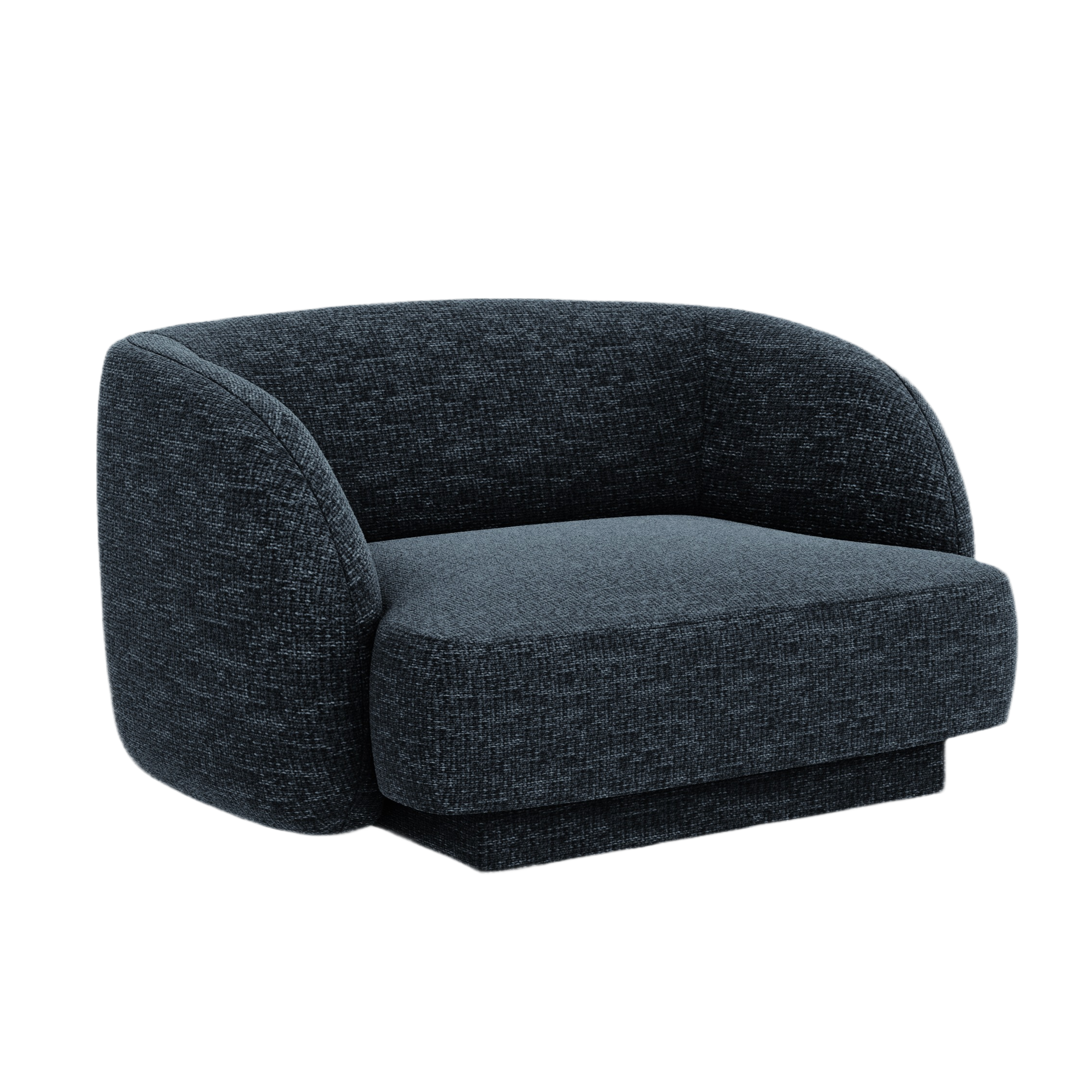 Fauteuil MILEY granatenkleurig chenille zijdeachtig