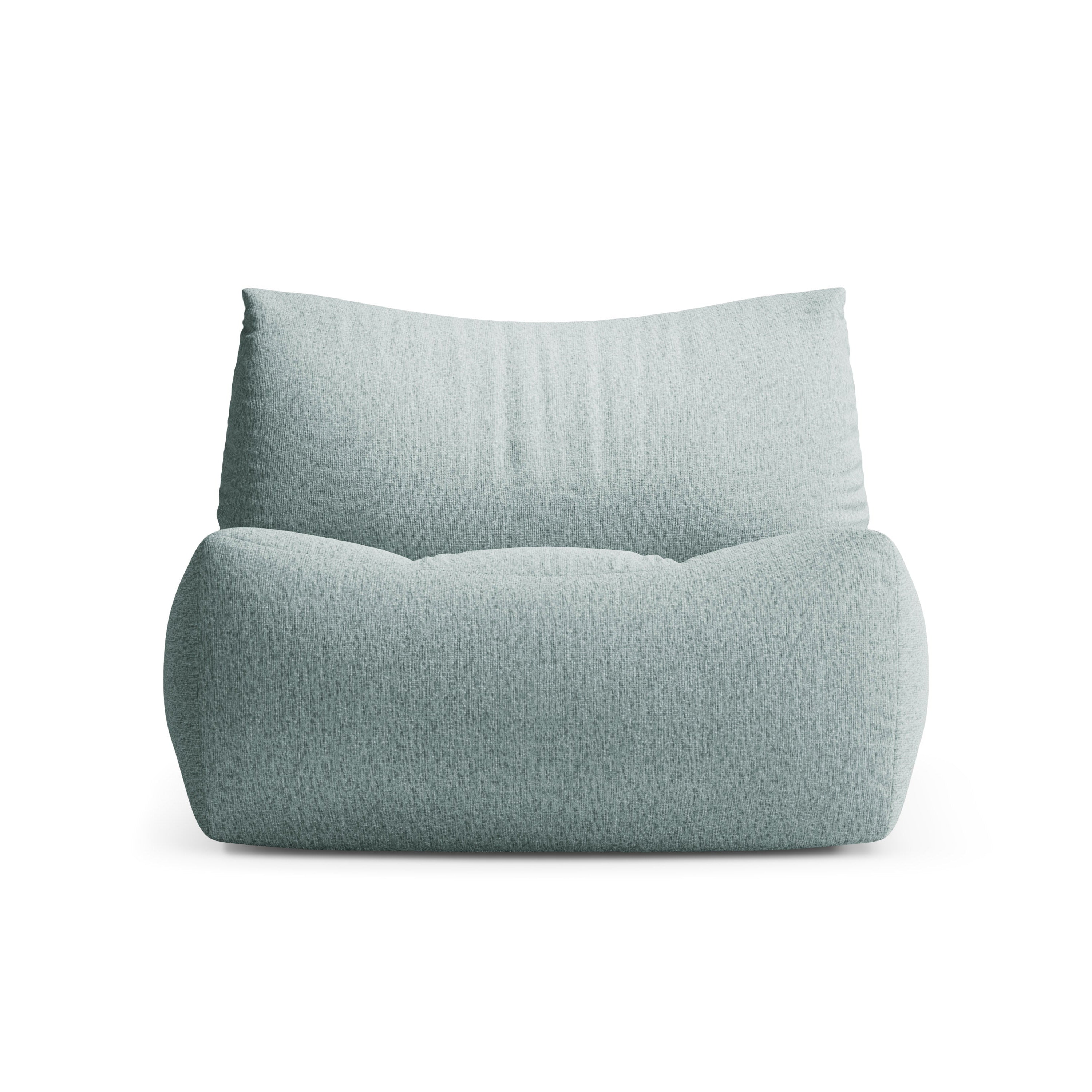 Fauteuil TOVE lichtblauw chenille