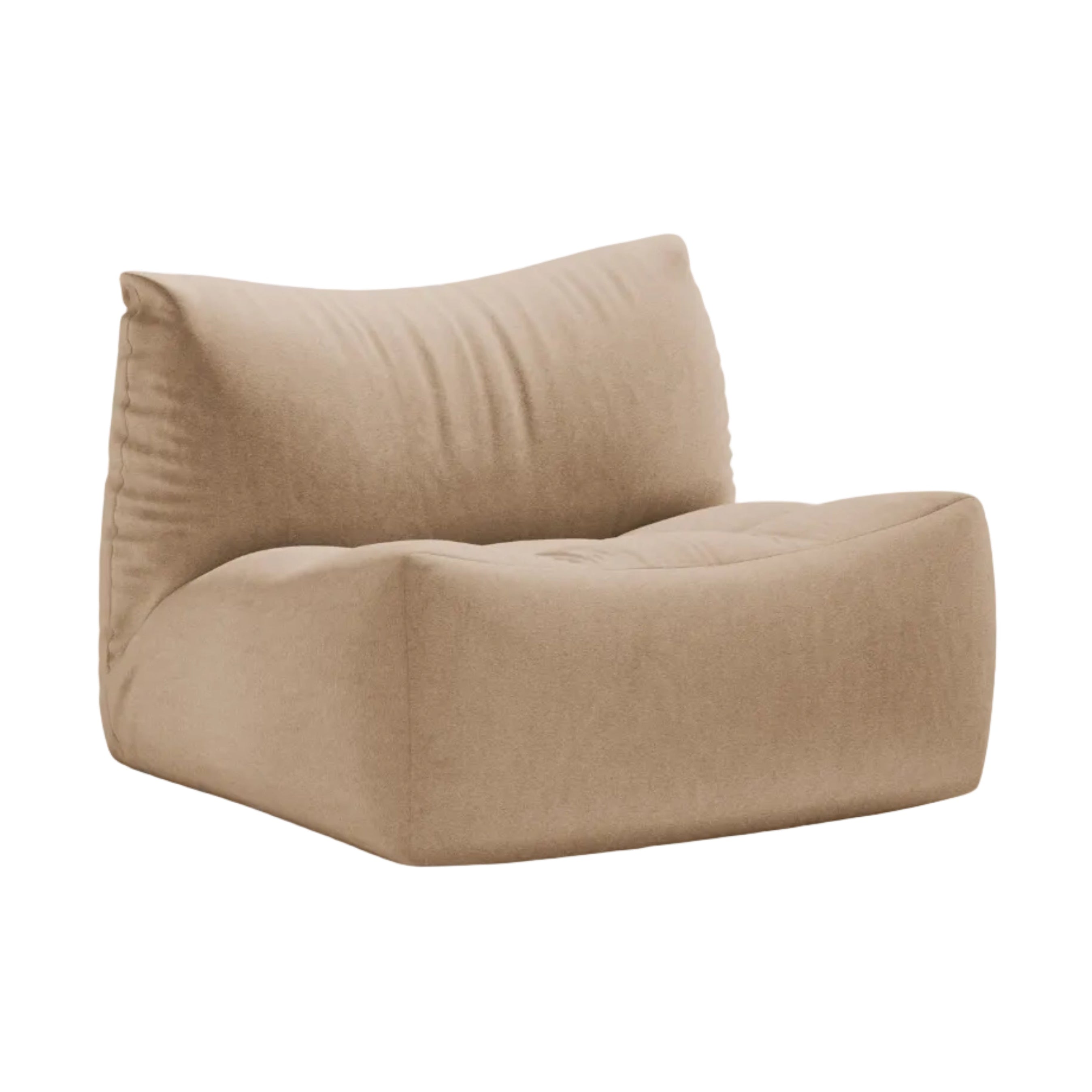 Velvet Armchair TOVE Sand