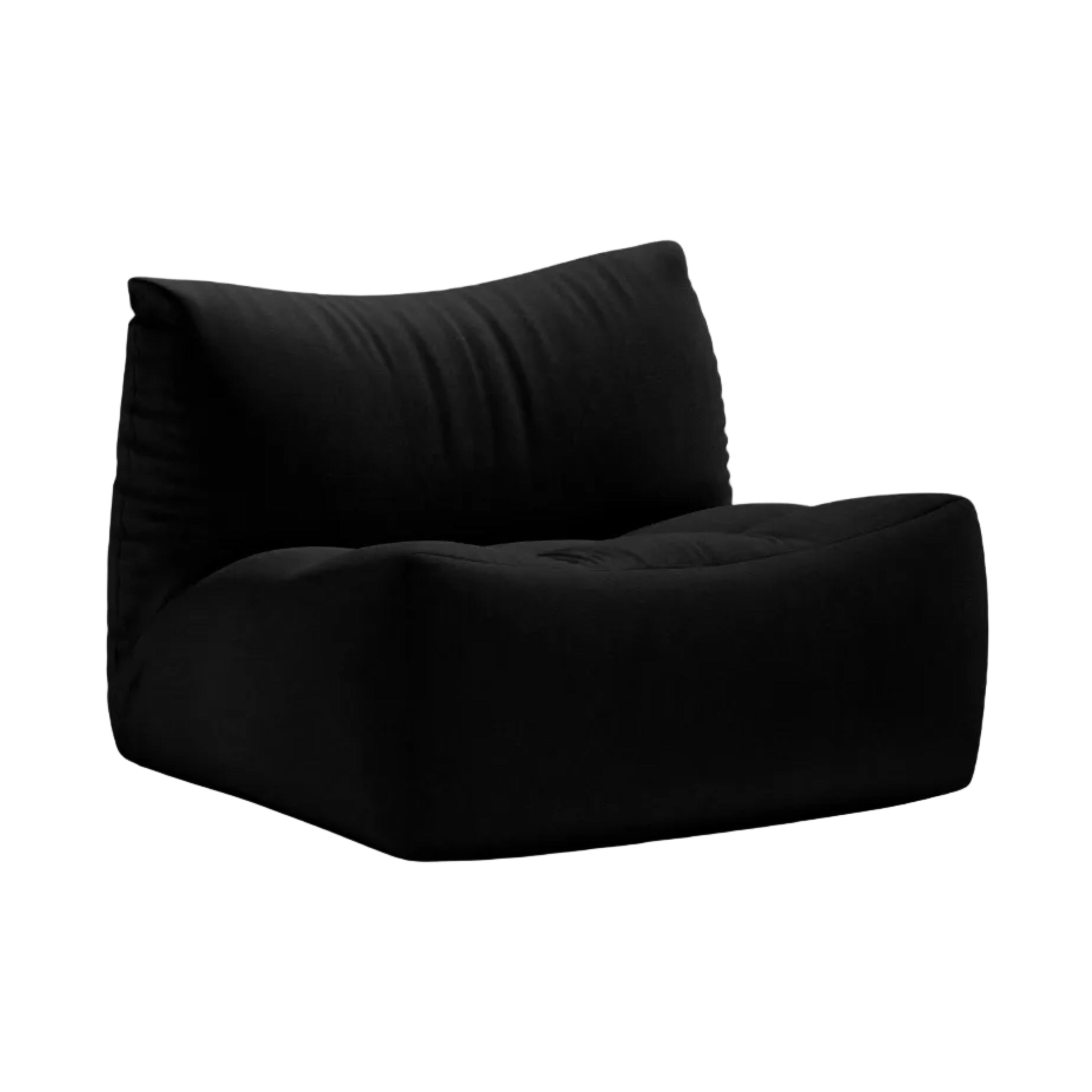 Fluwelen fauteuil TOVE zwart