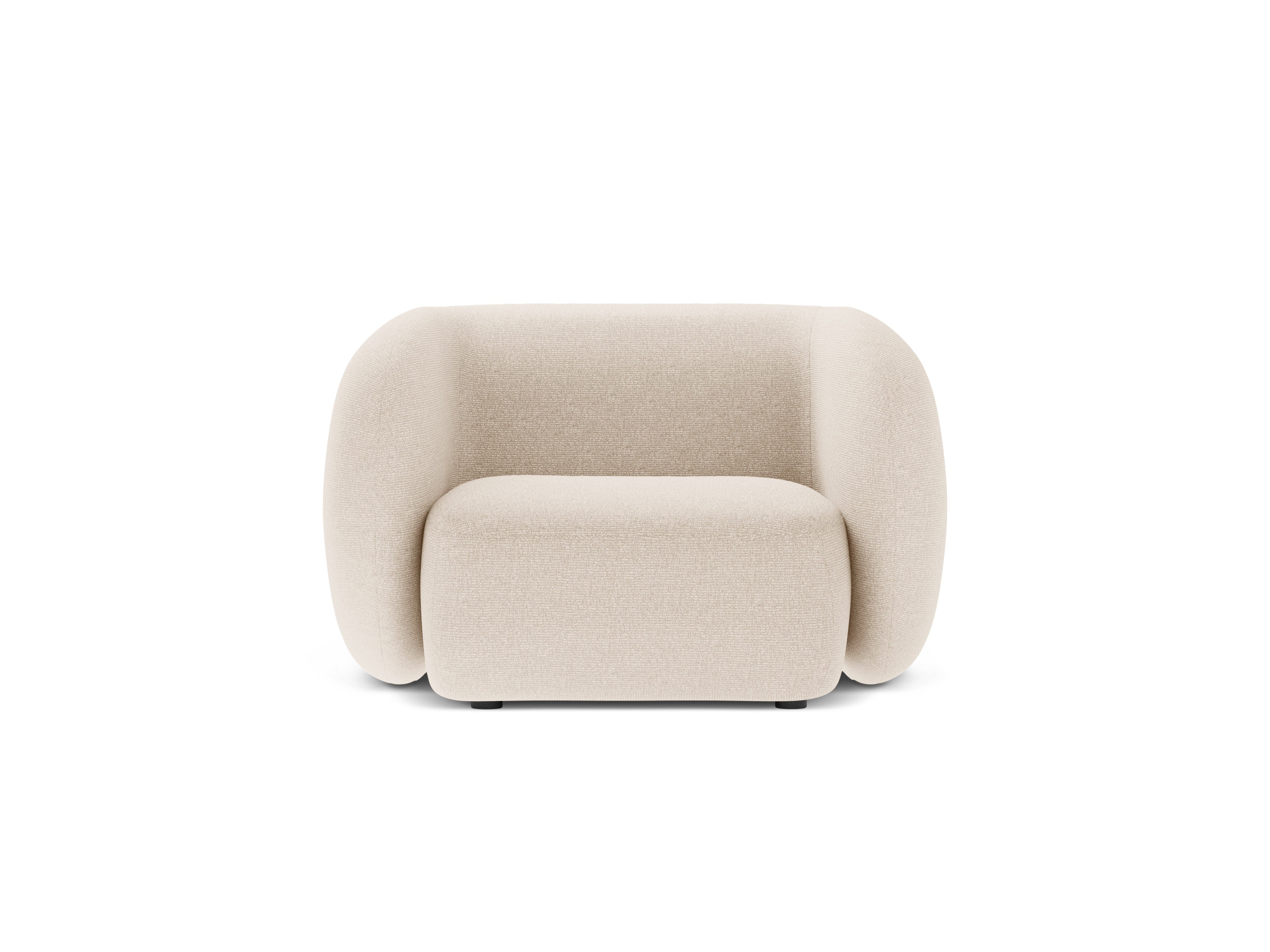 Fauteuil KATE lichtbeige gemêleerd