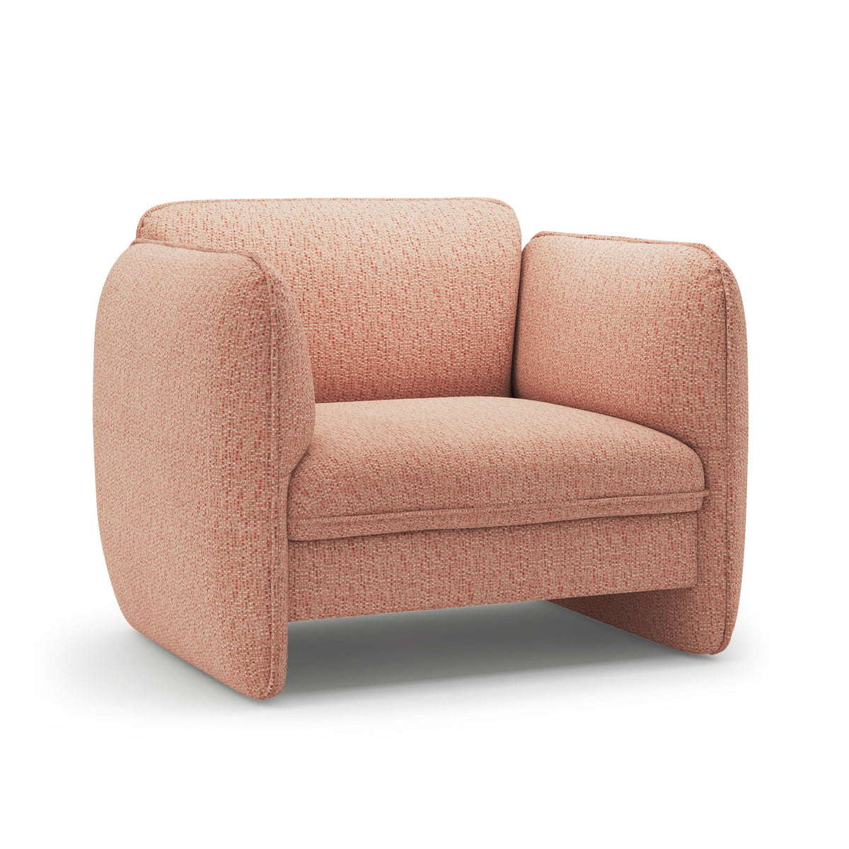 Fauteuil GEORGIA roze chenille
