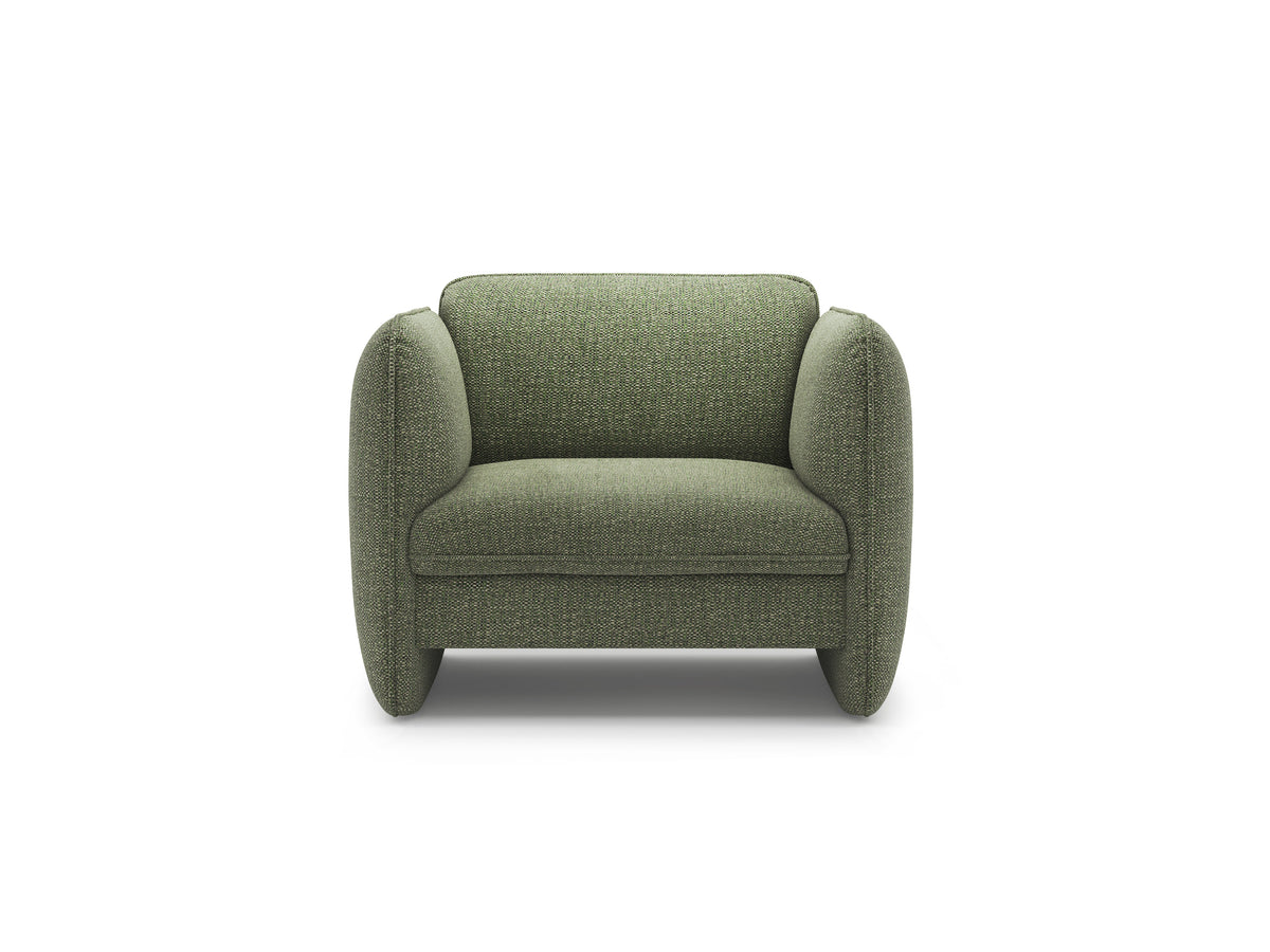 Fotel GEORGIA groene chenille