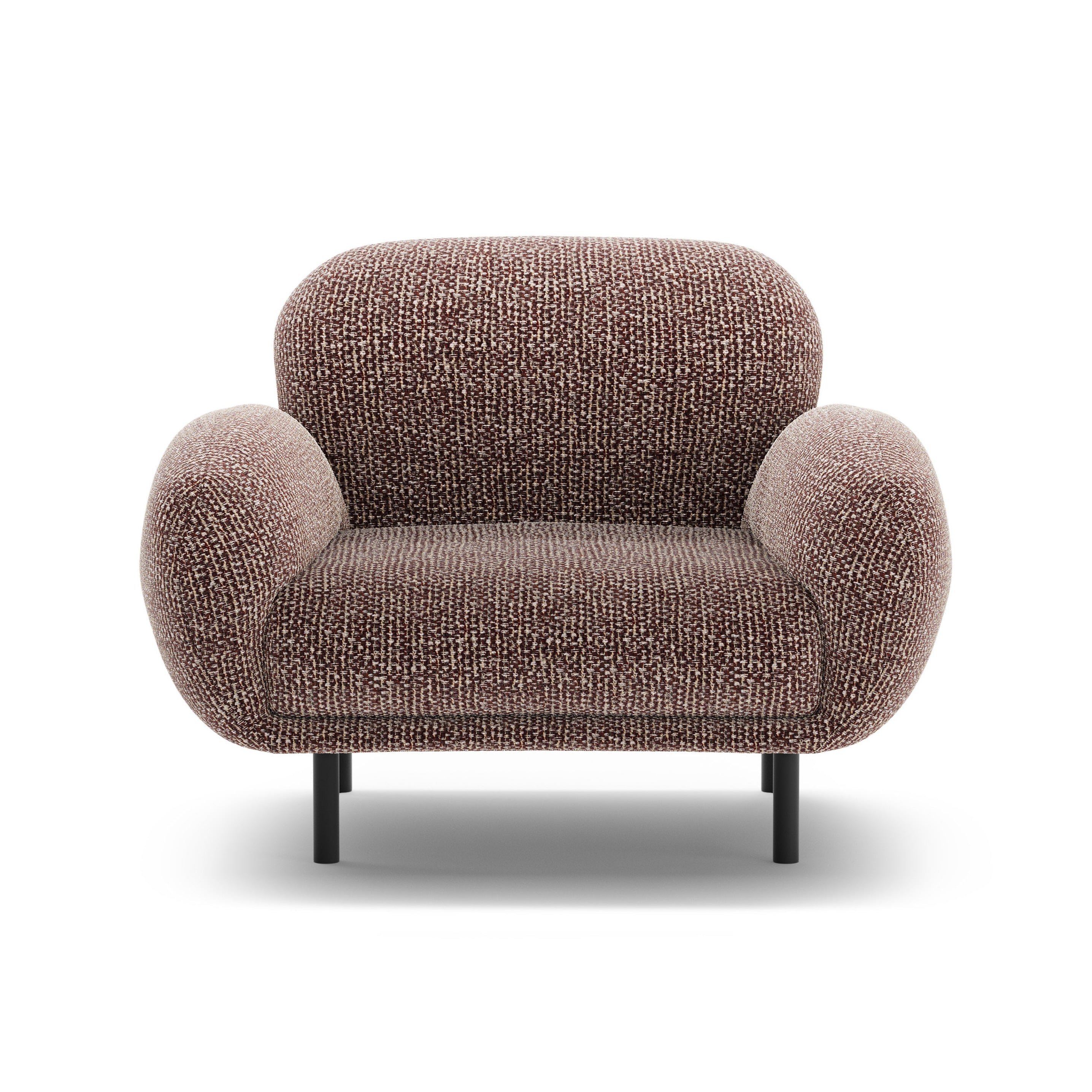 Fauteuil POPPY bruin chenille