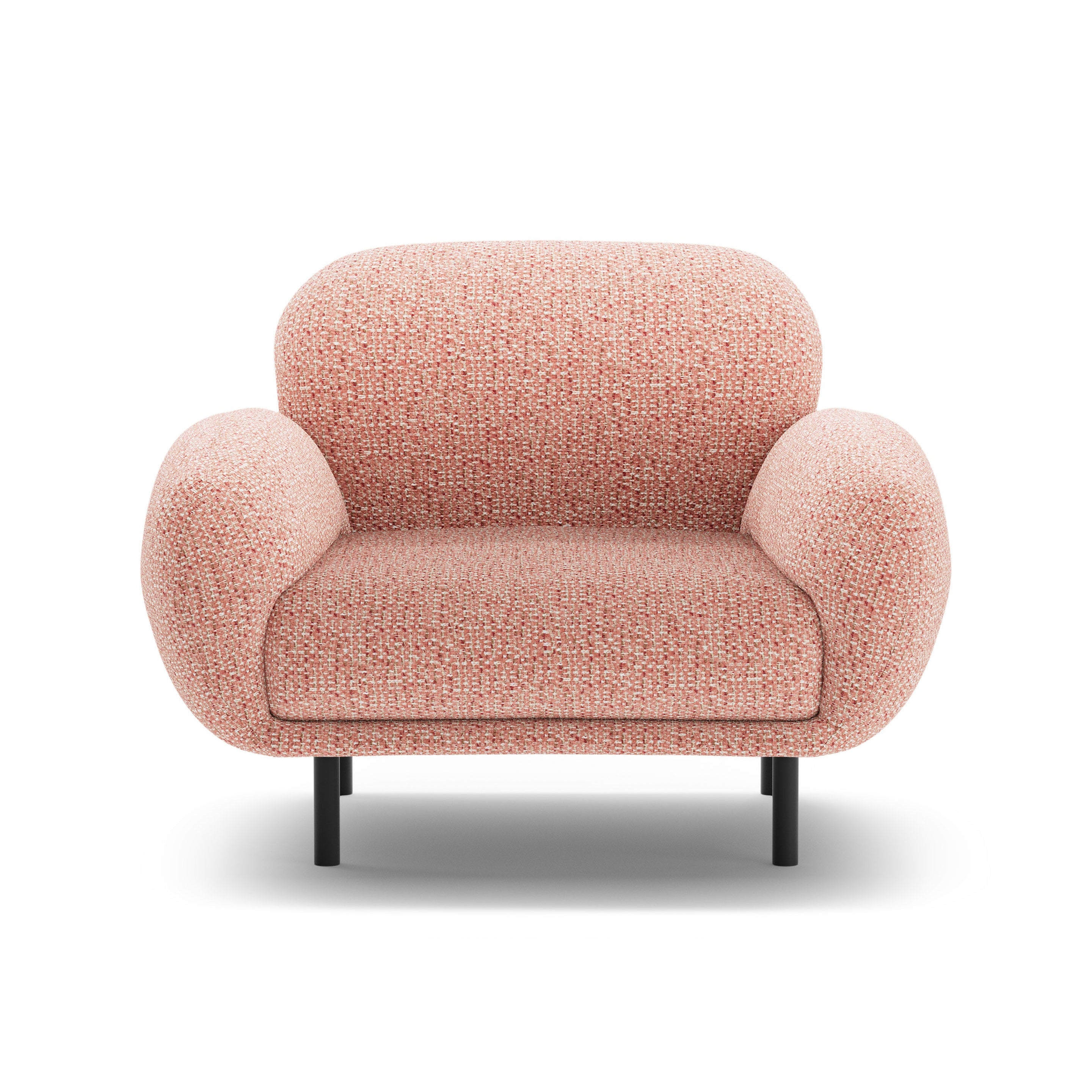 Fauteuil POPPY roze chenille