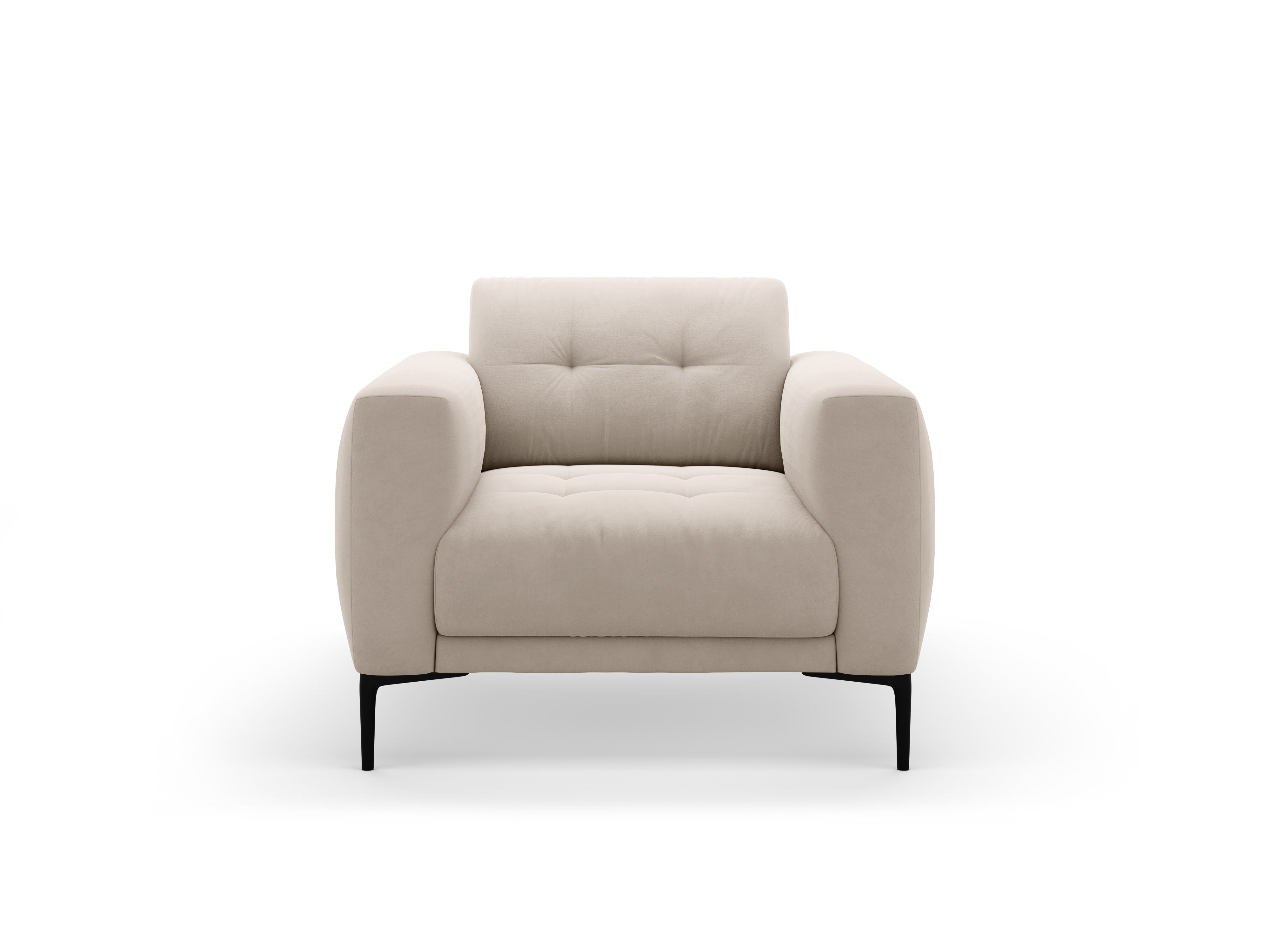 Samt Sessel BEMY beige