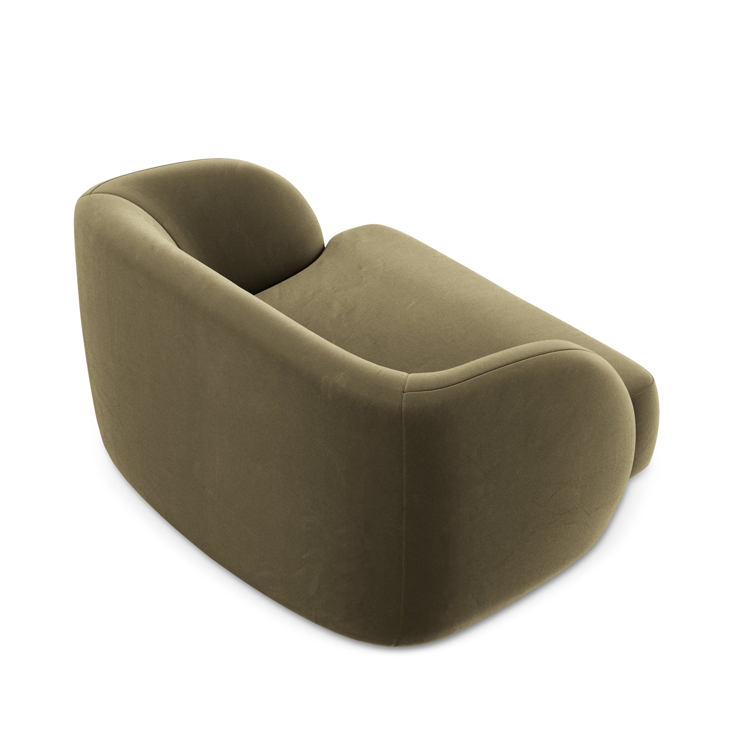 Fotel aksamitny MILEY zielony Micadoni Eye on Design