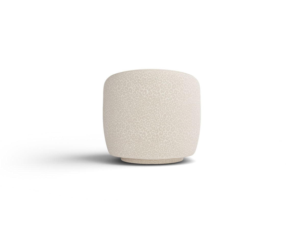 Fotel obrotowy LETIZIA beżowy szenil – ujęcie 4