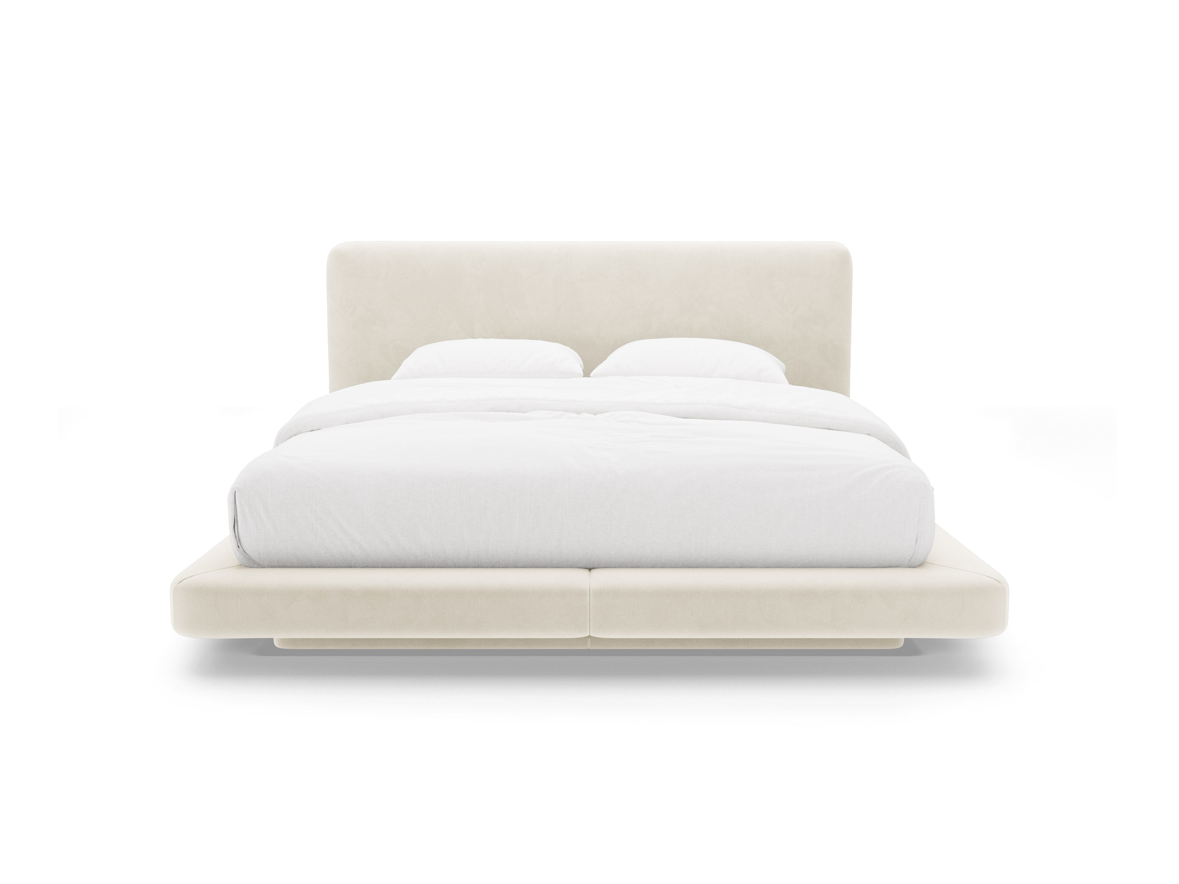 Samtbett LINEA Elfenbein