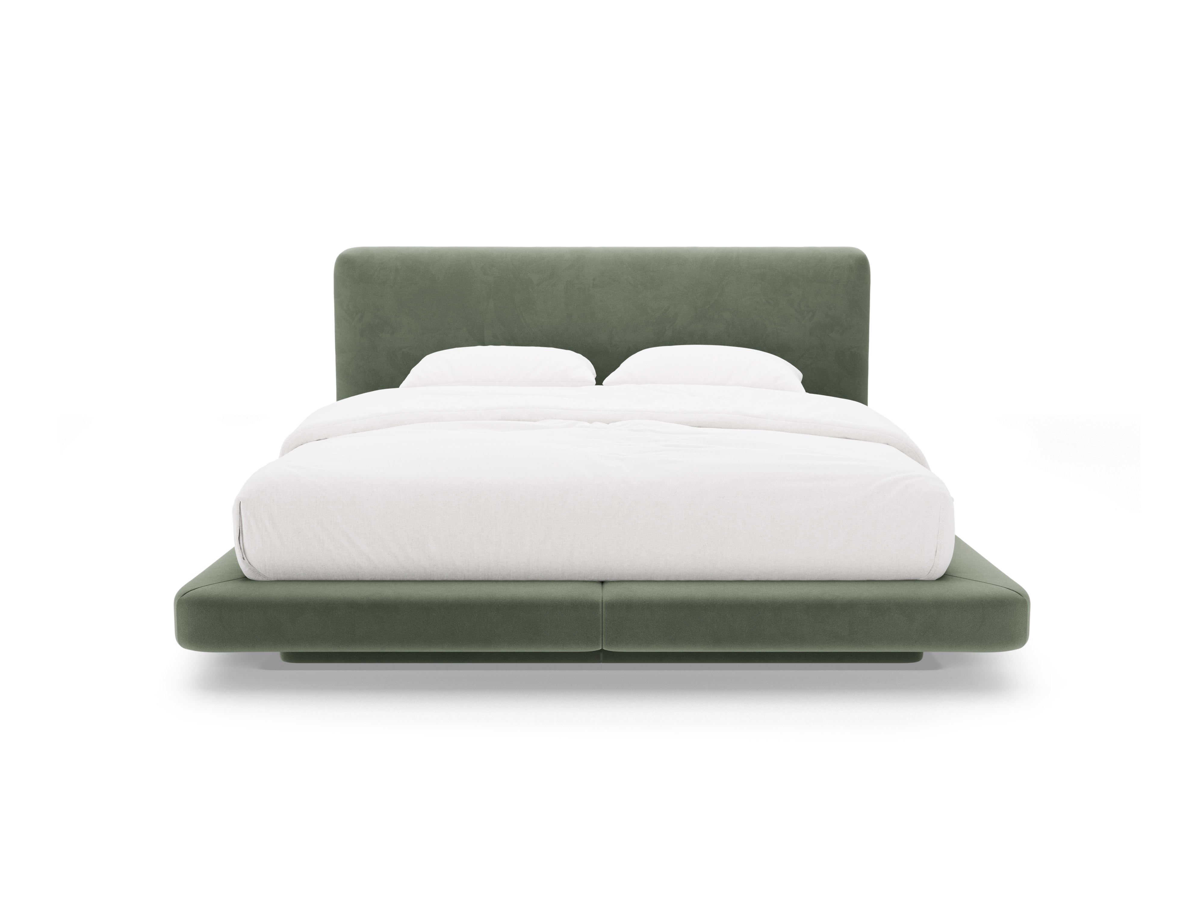 LINEA Velvet Bed Green