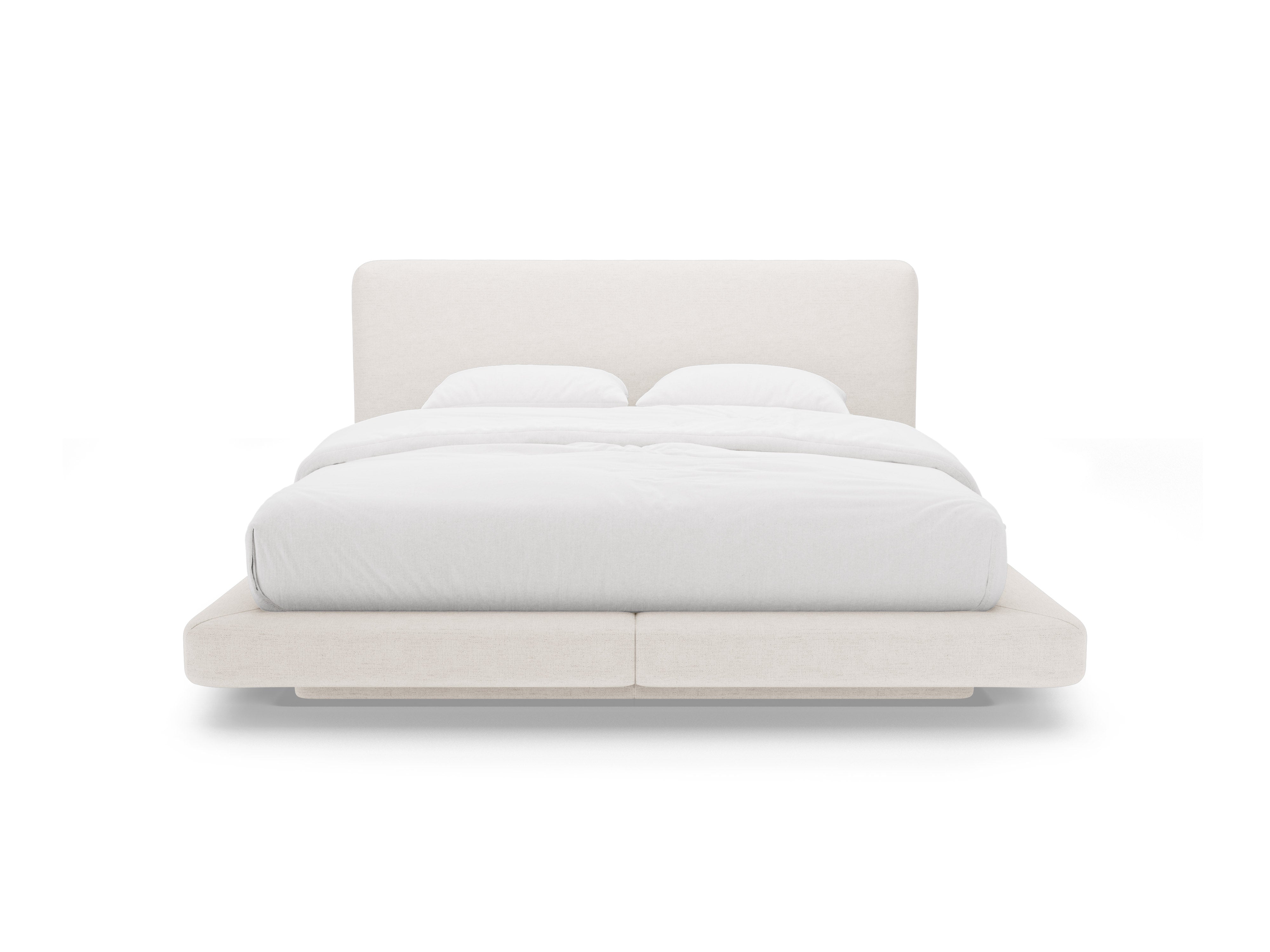 Bed LINEA lichtbeige