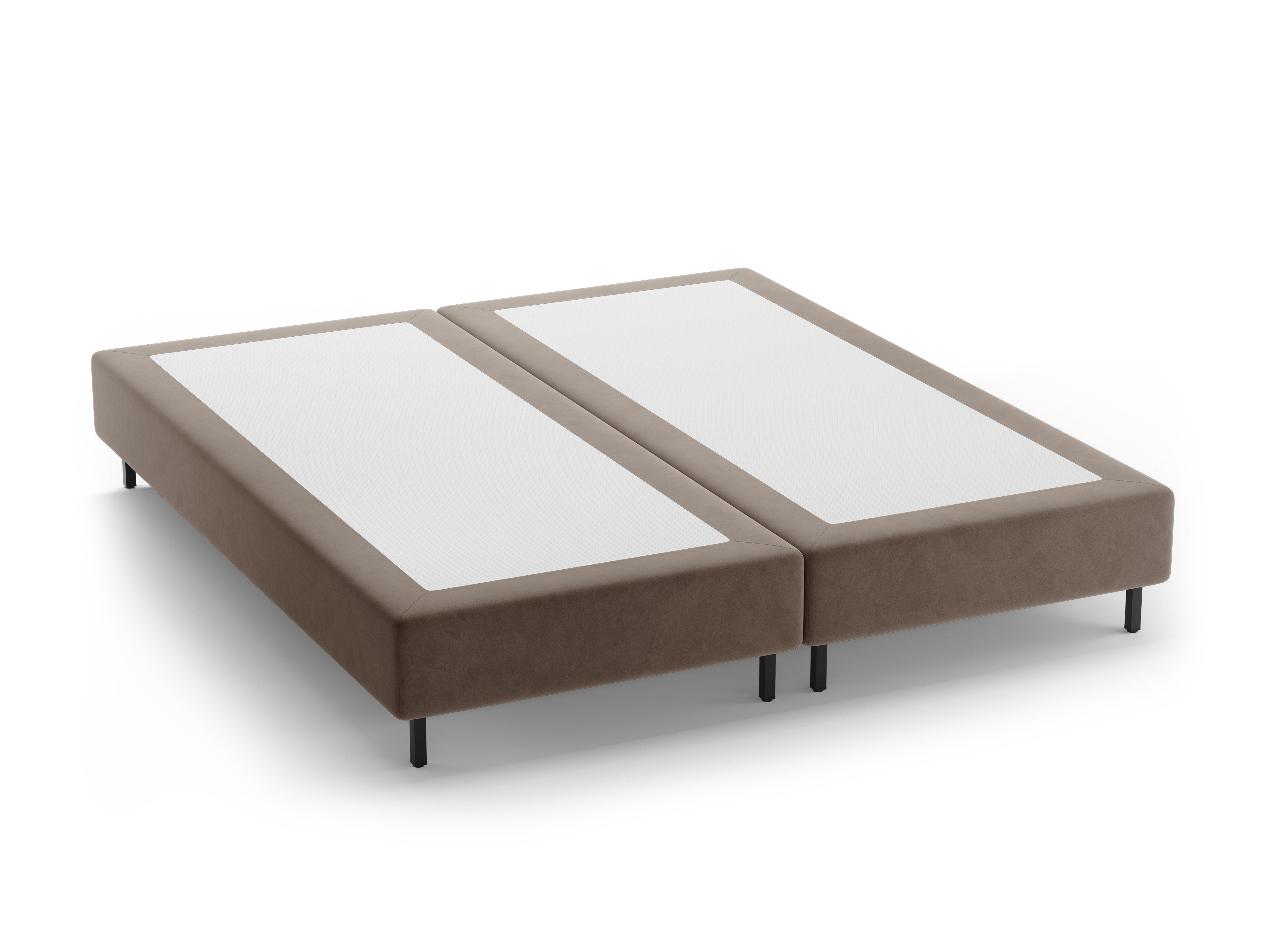Velvet Bed WHALE Warm Gray