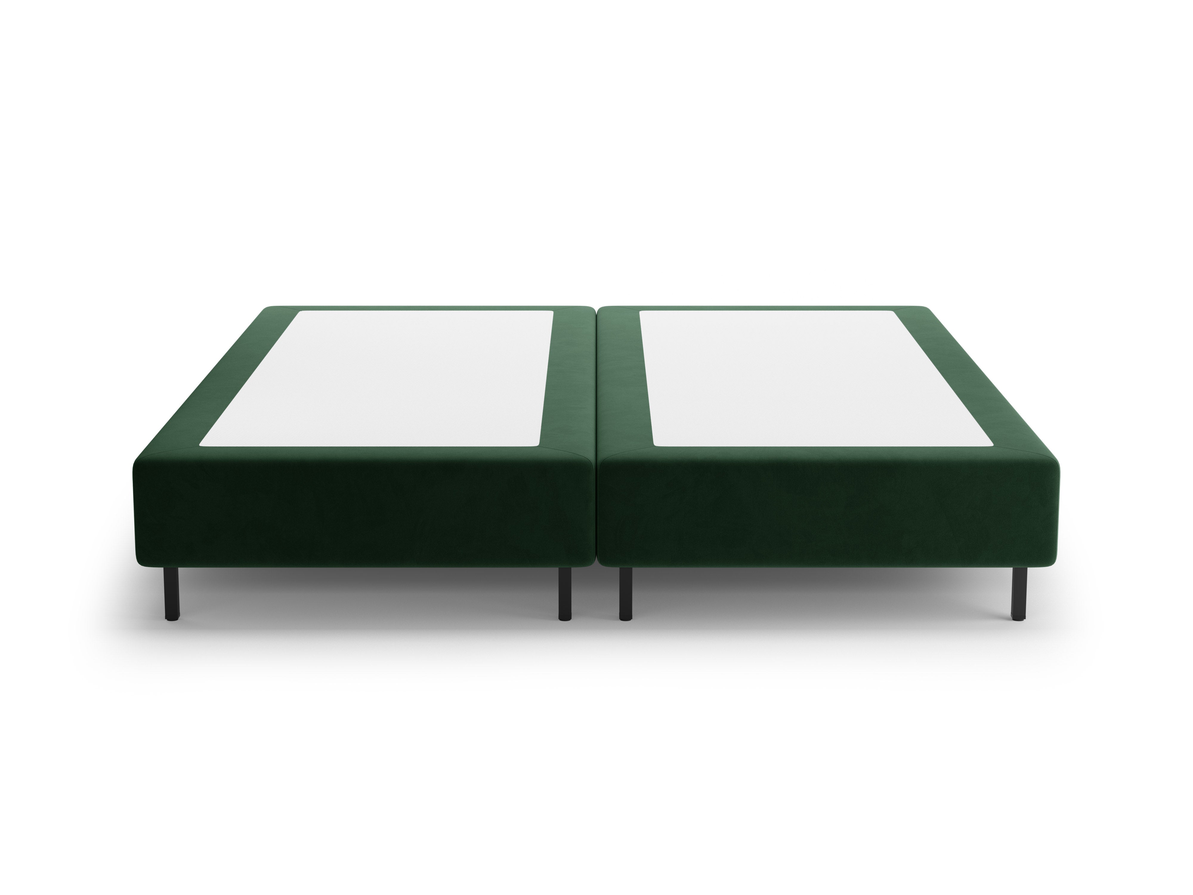 Fluwelen bed WHALE groen