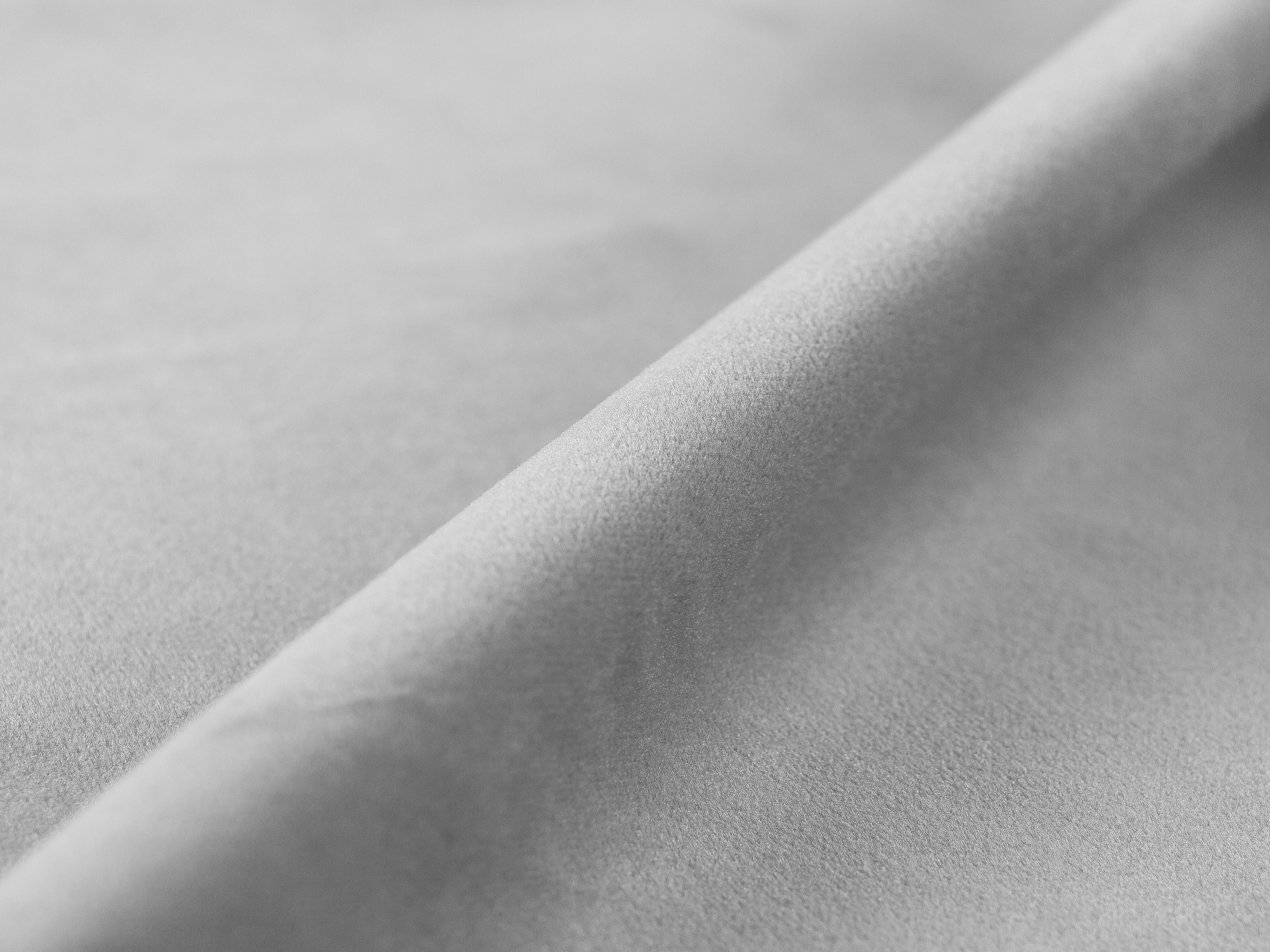 Velvet Bed WHALE Light Gray