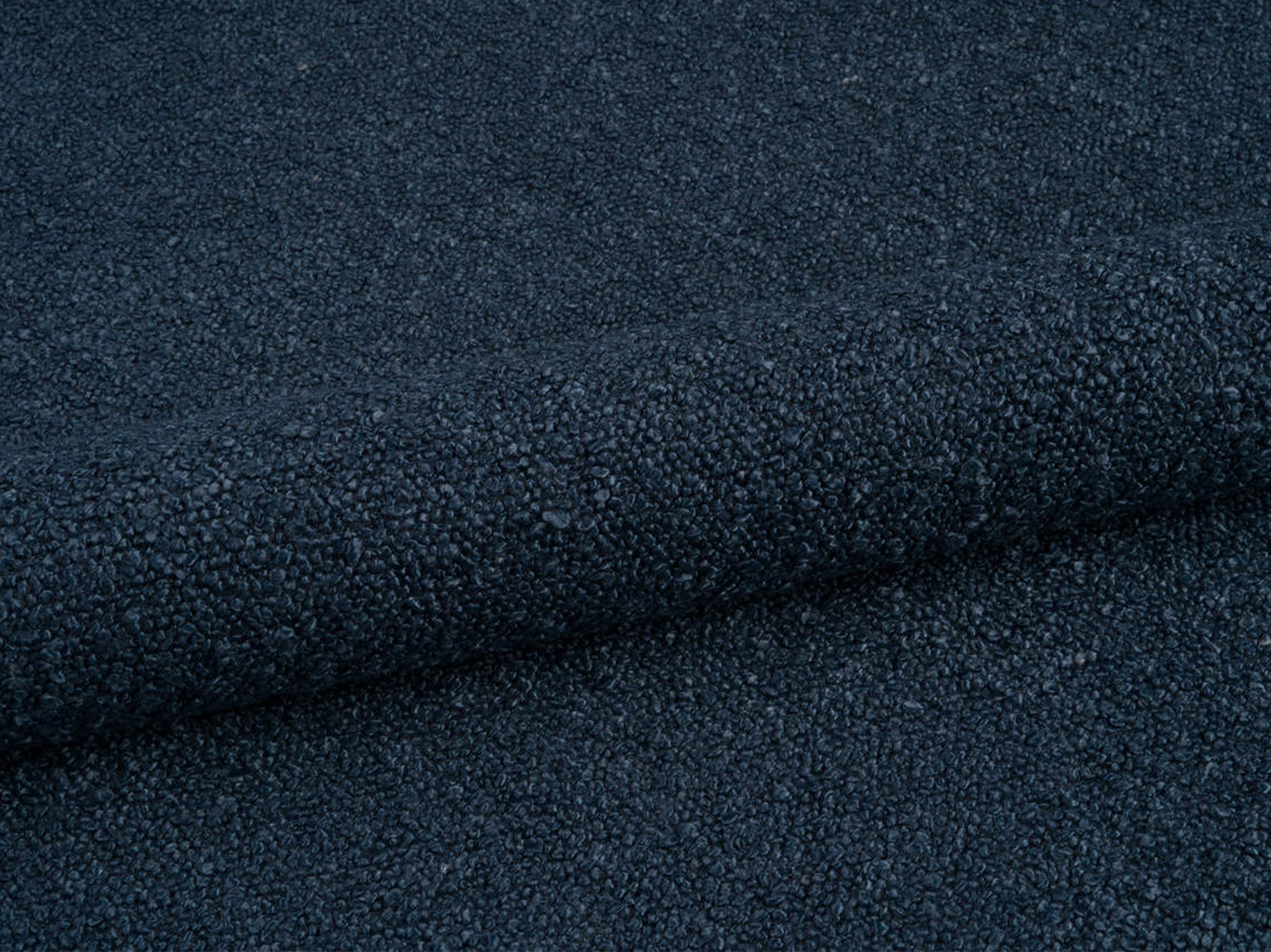 Bed AVELINE donkerblauw boucle