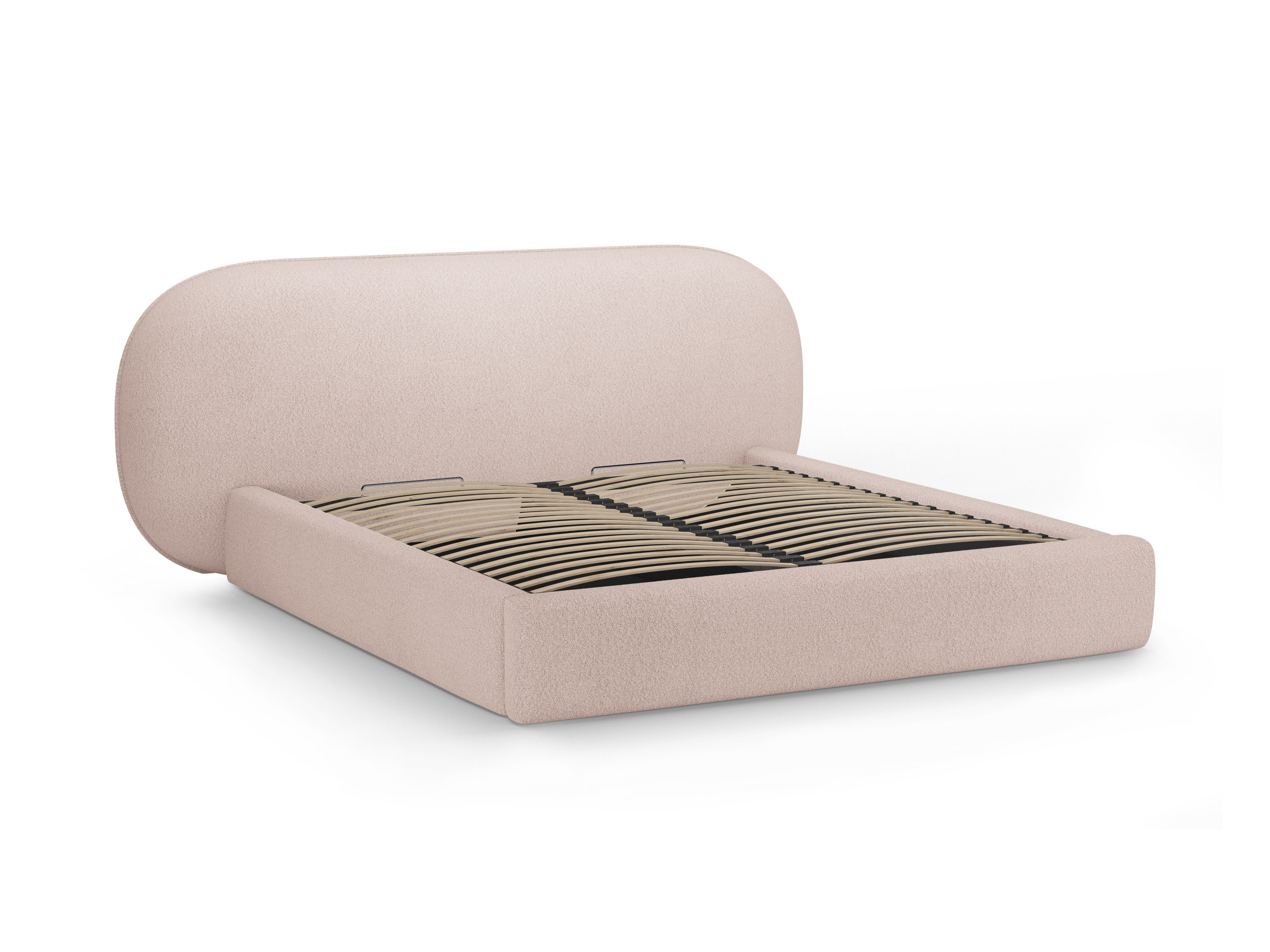OVALO Bed Pink Boucle